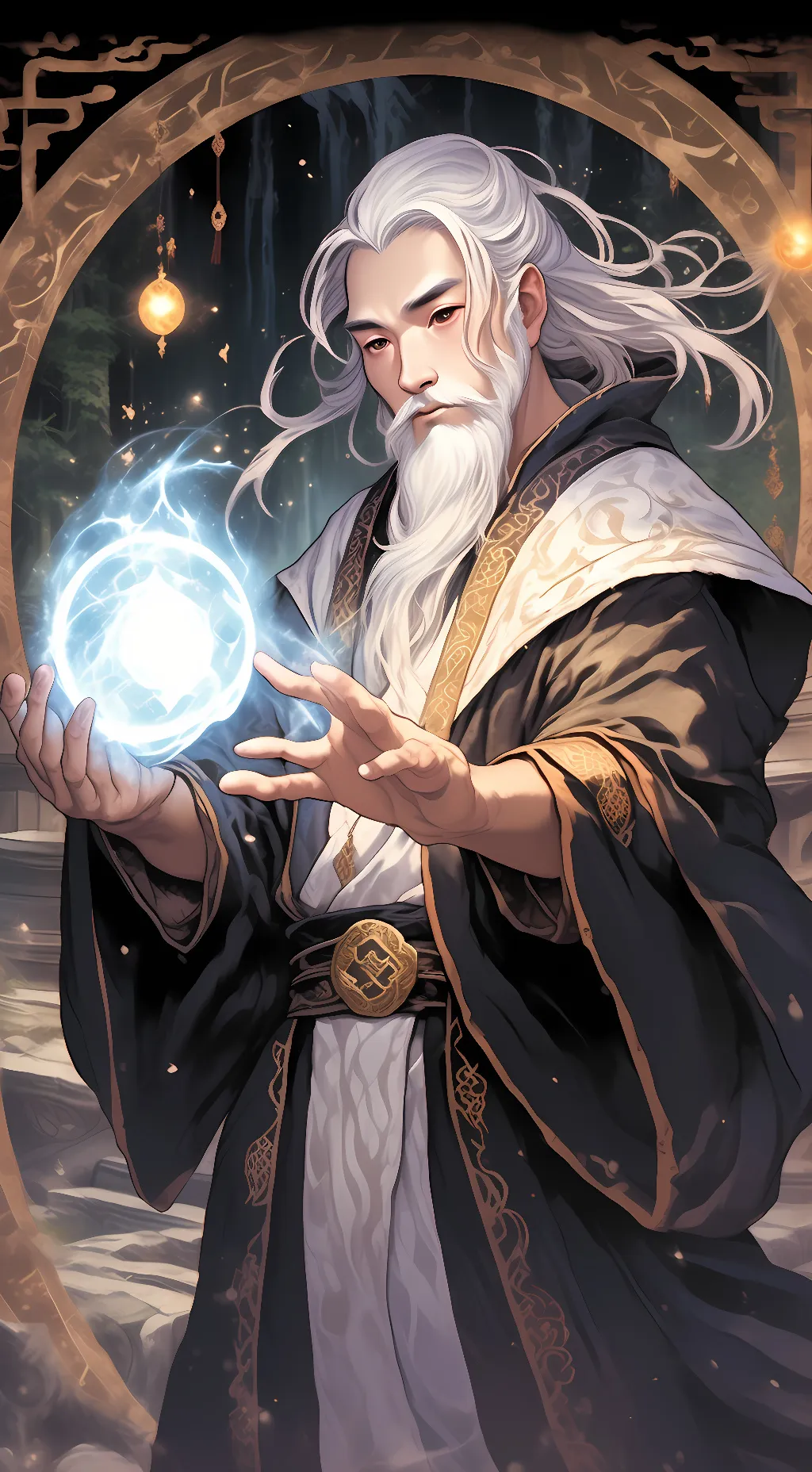 ai character: 五行伽蓝传1.0系统 background