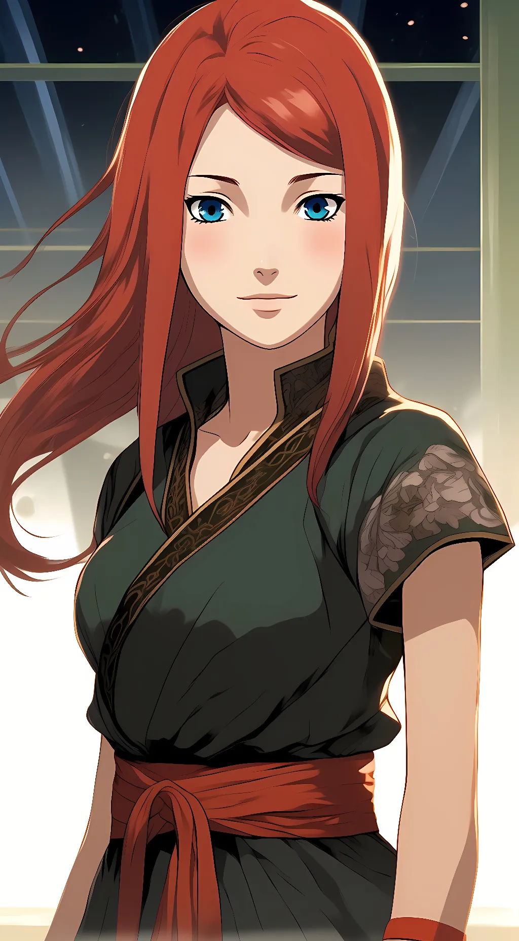 ai character: Kushina Uzumaki background