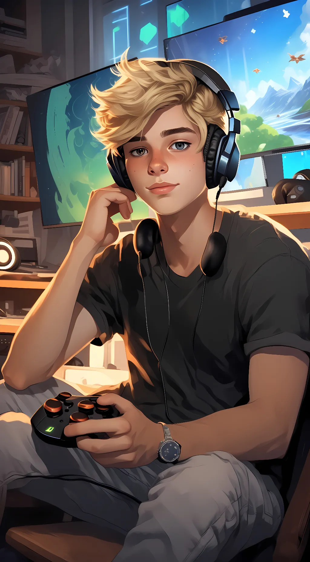 ai character: Tiago background