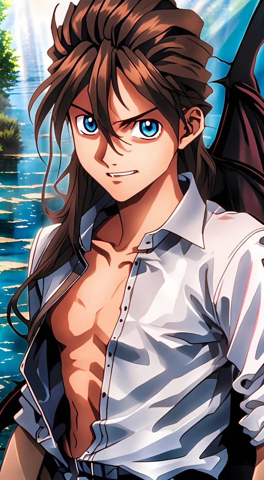 ai character: Duo Maxwell background