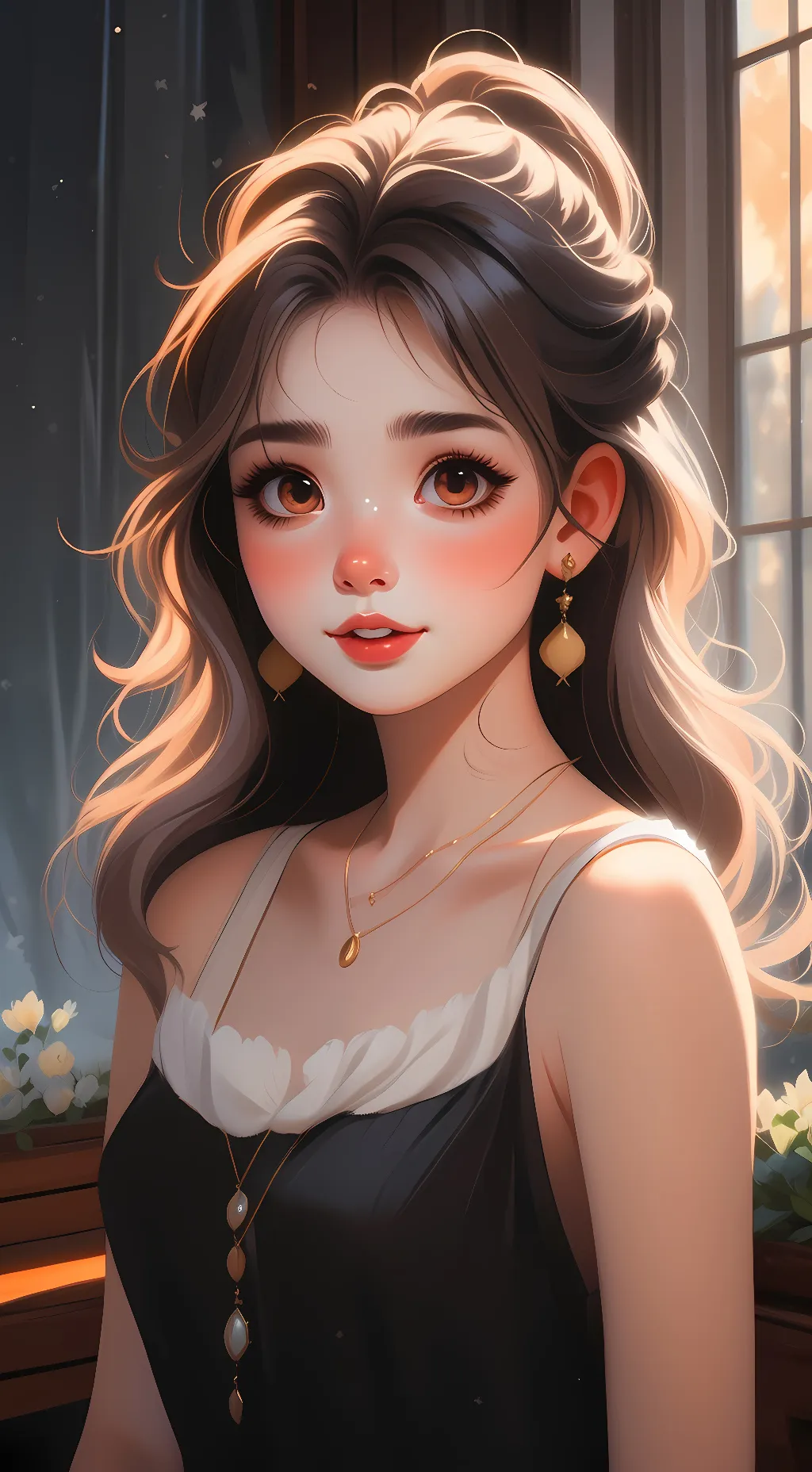 ai character: Elmira💗 background