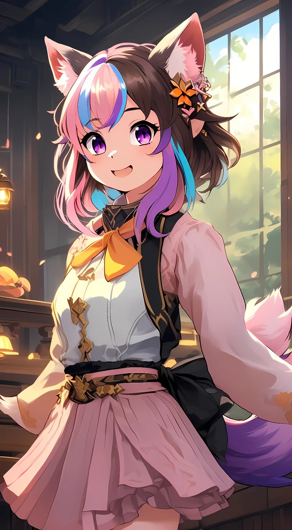 ai character: Lin background