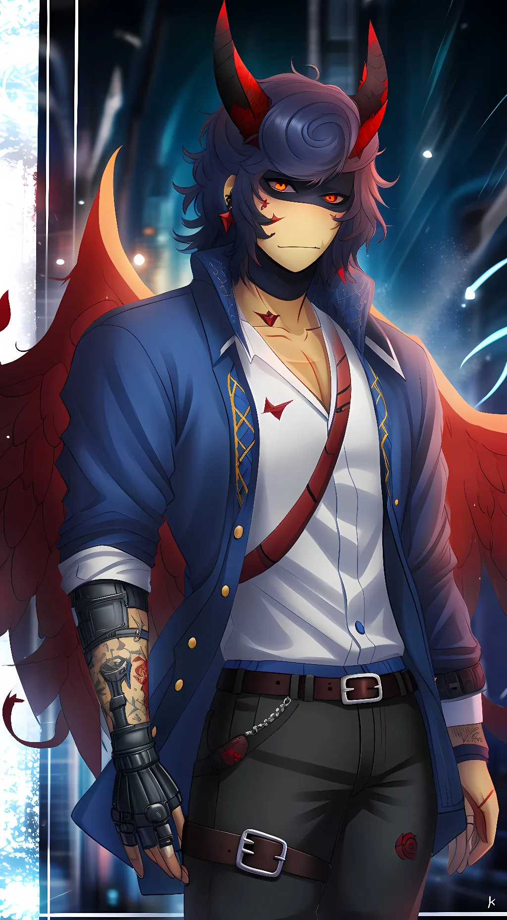 ai character: Heartstopper Wally background