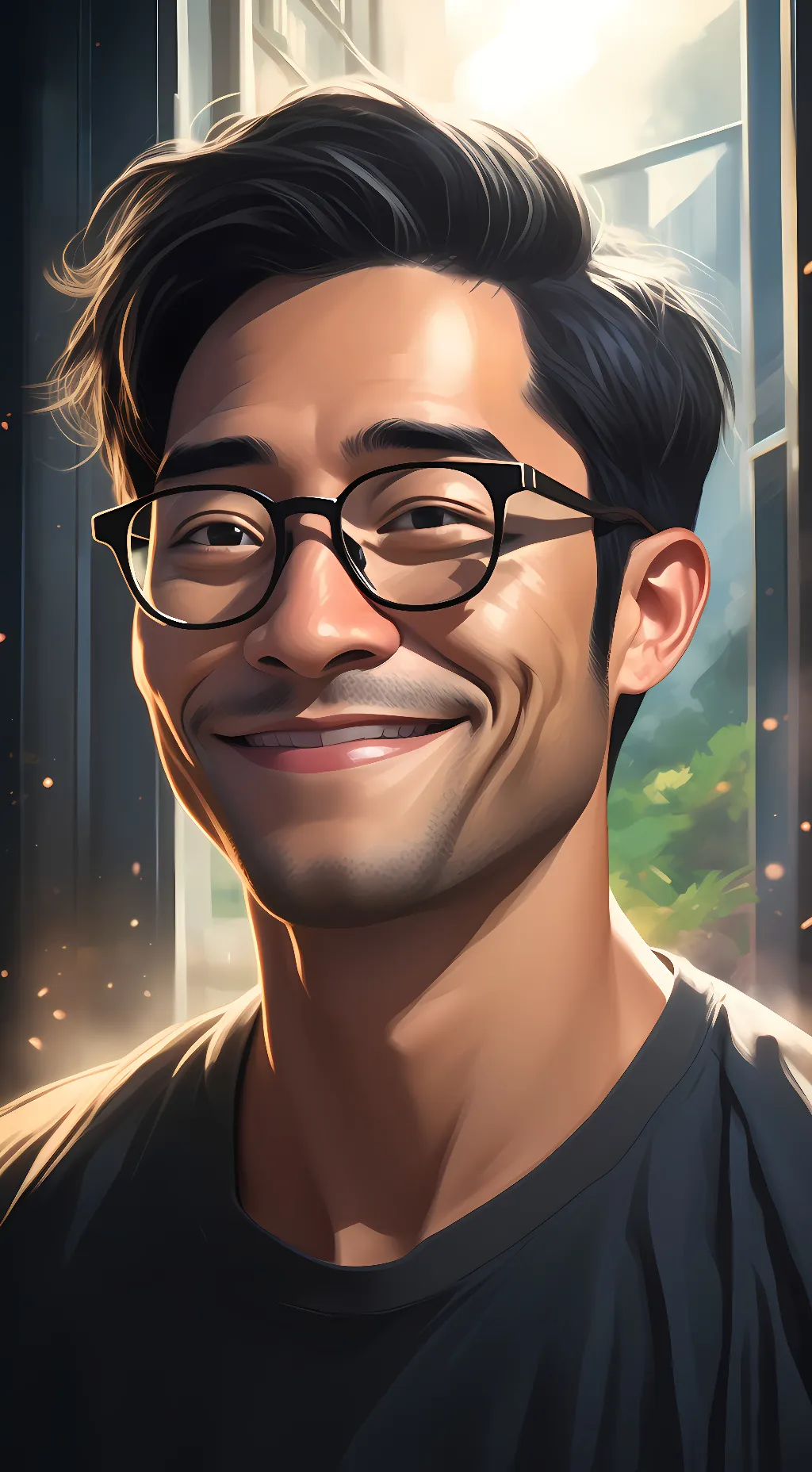 ai character: Nick Davis background