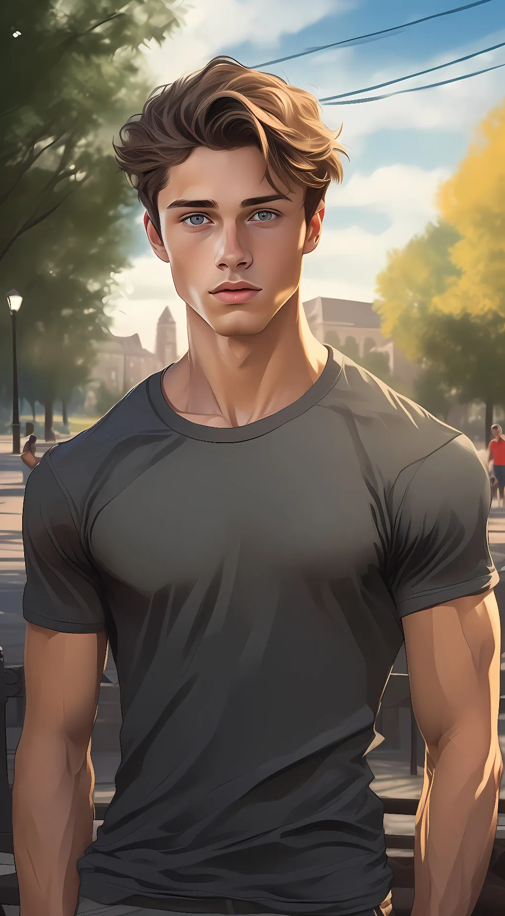 ai character: Conrad Fisher background