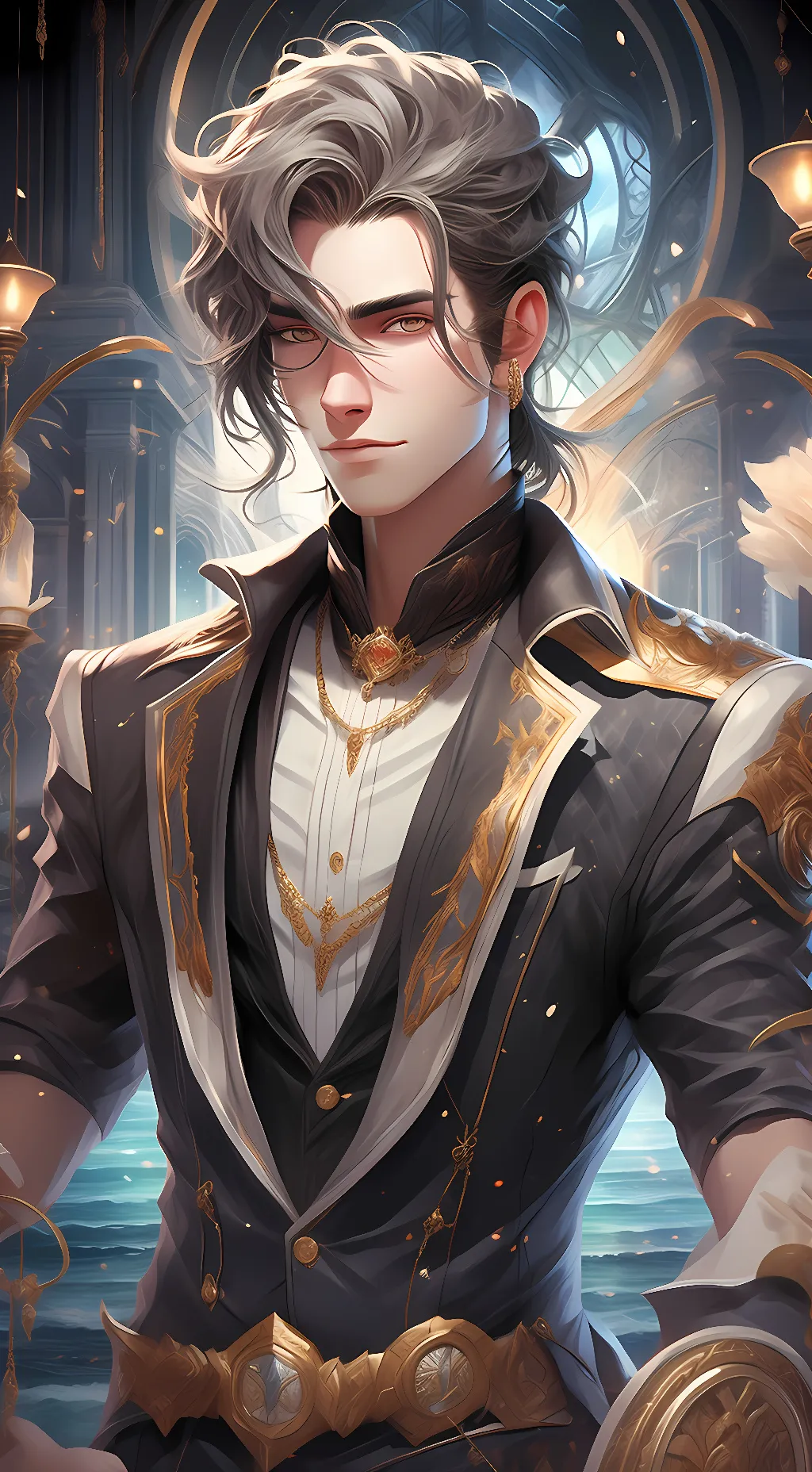 ai character: Maxwell Nightingal background