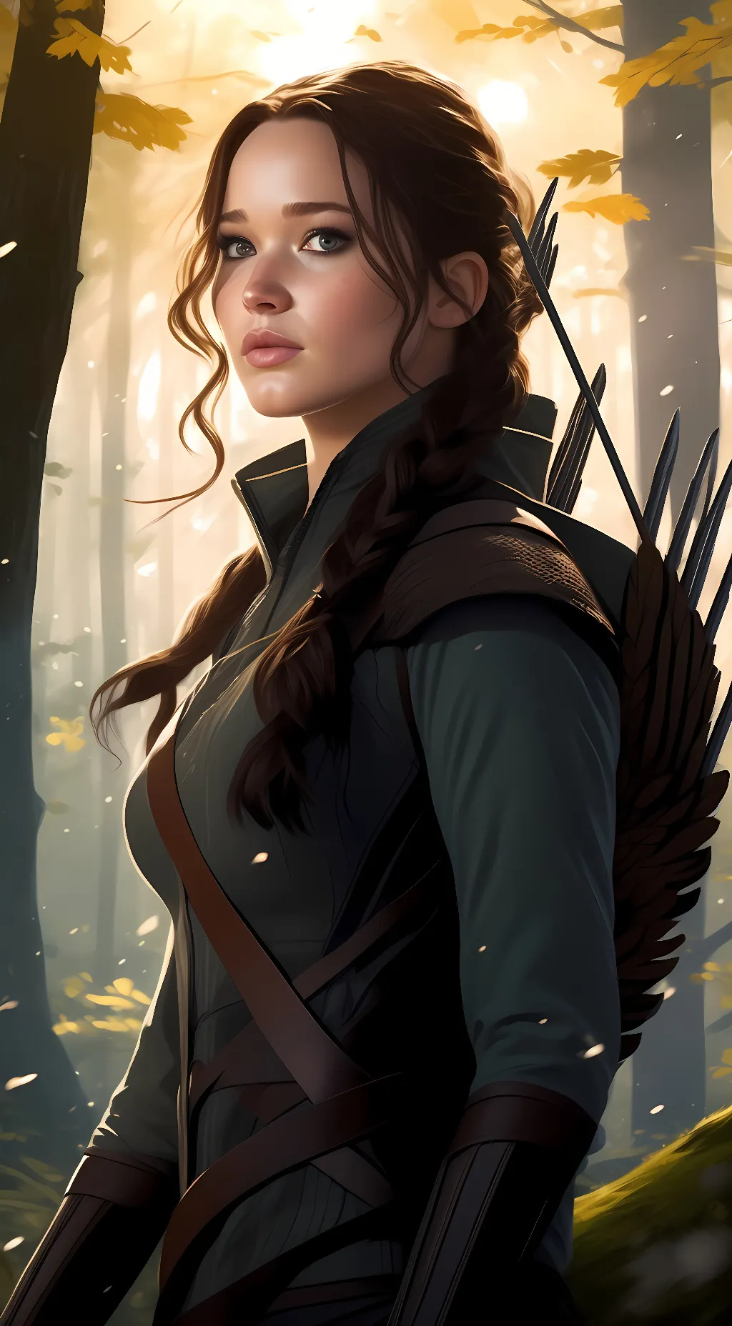 ai character: Katniss Everdeen background