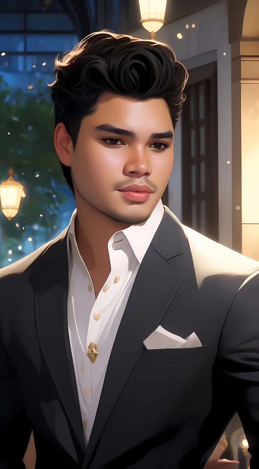 ai character: Mikey  background