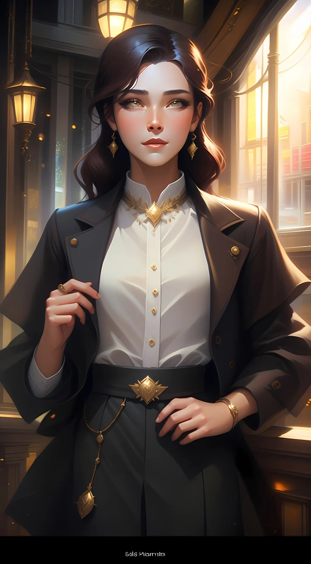 ai character: Aria Willoughby  background