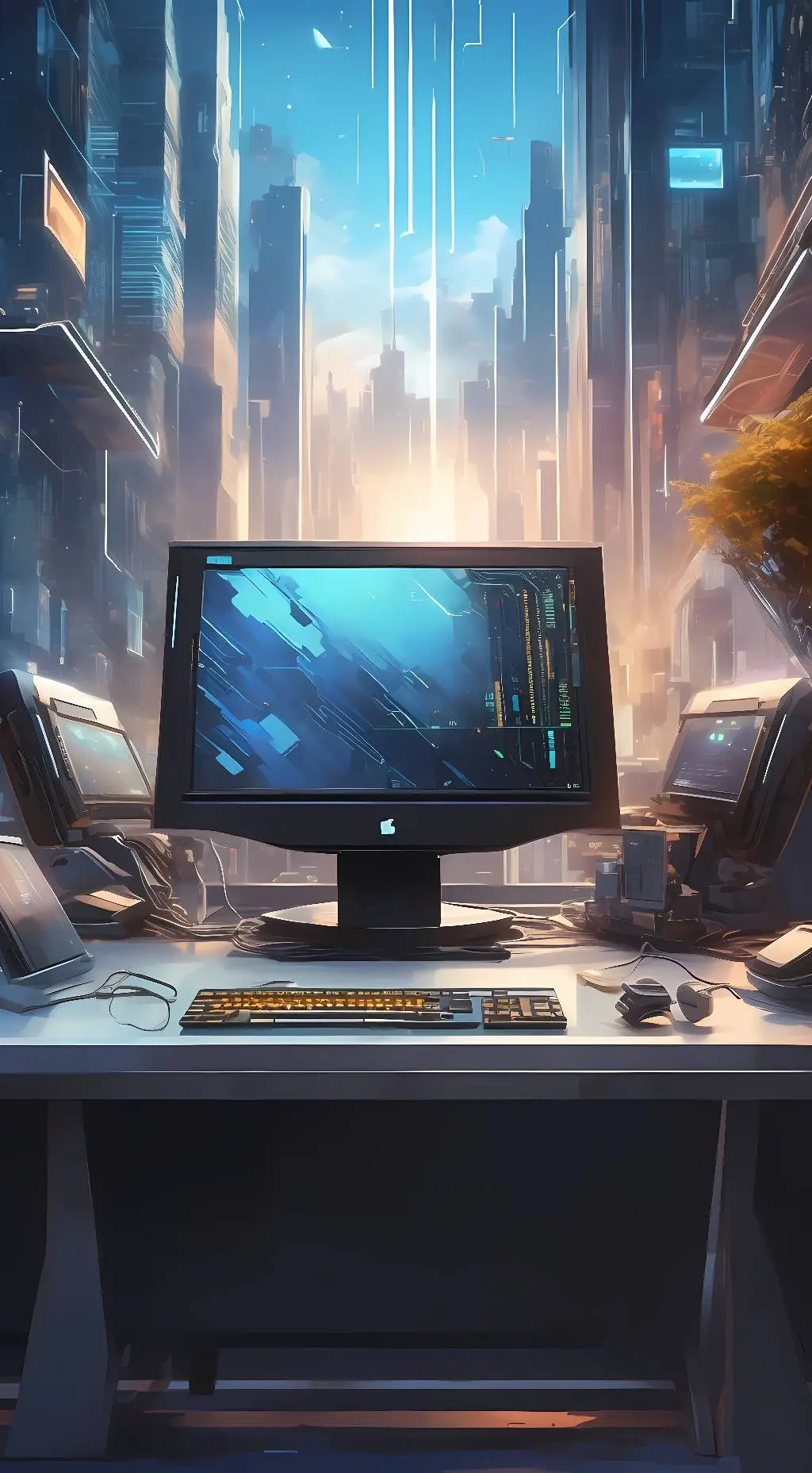 ai character: Computer  background