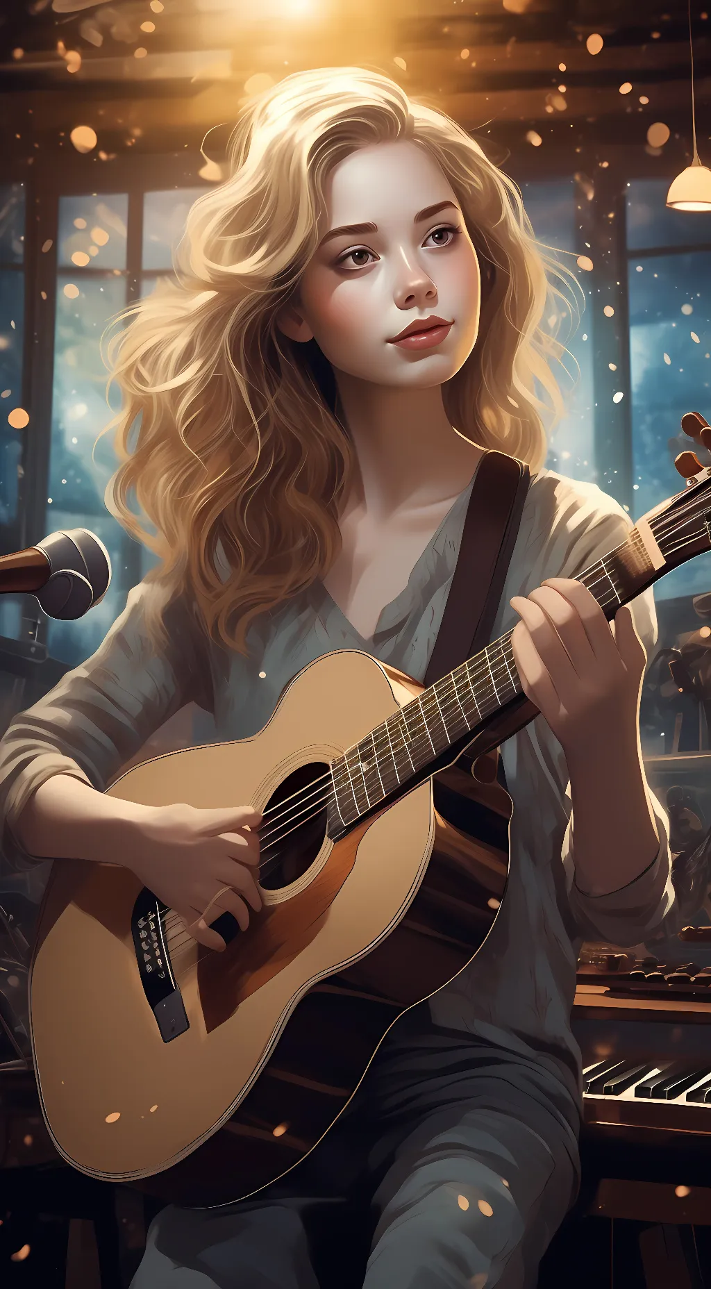 ai character: Lilly background