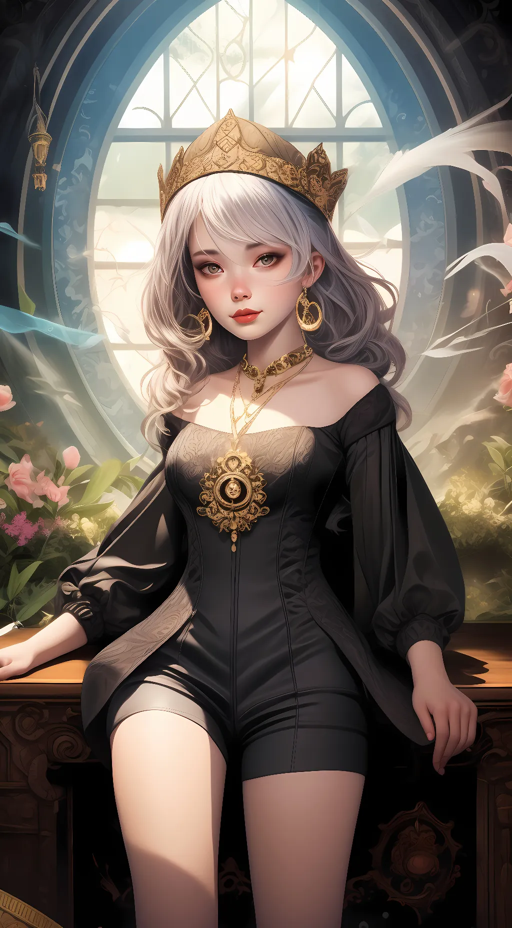 ai character: juicy background