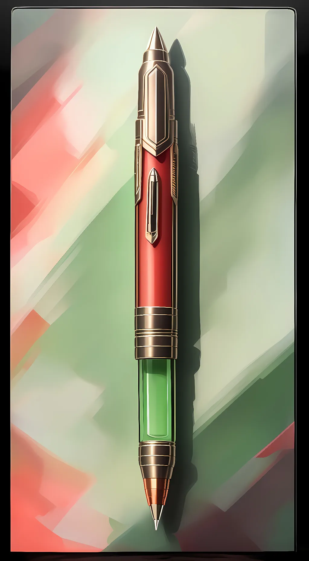 ai character: lost childhood pen background