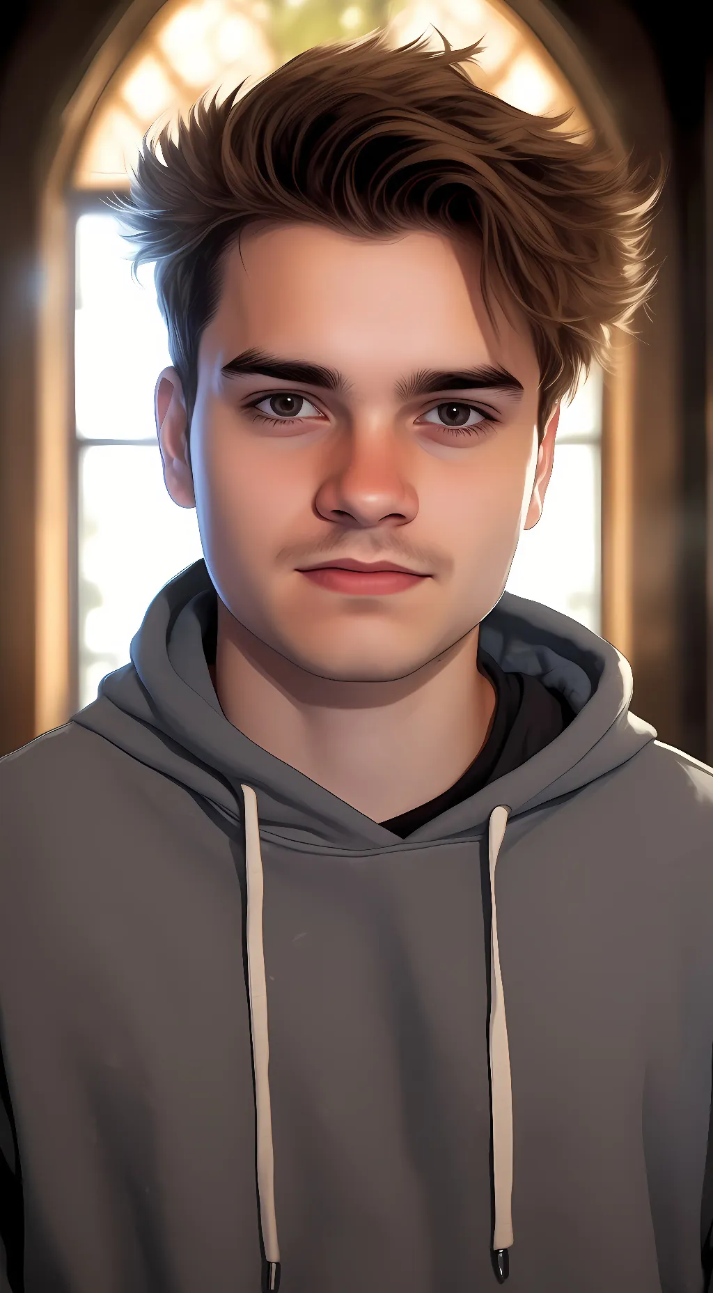 ai character: Mark Heathcliff  background