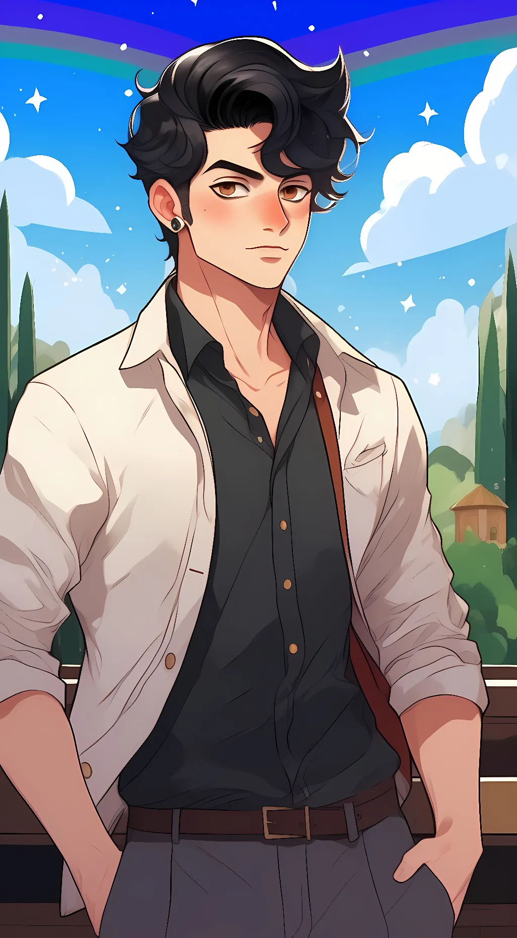 ai character: Gabe background