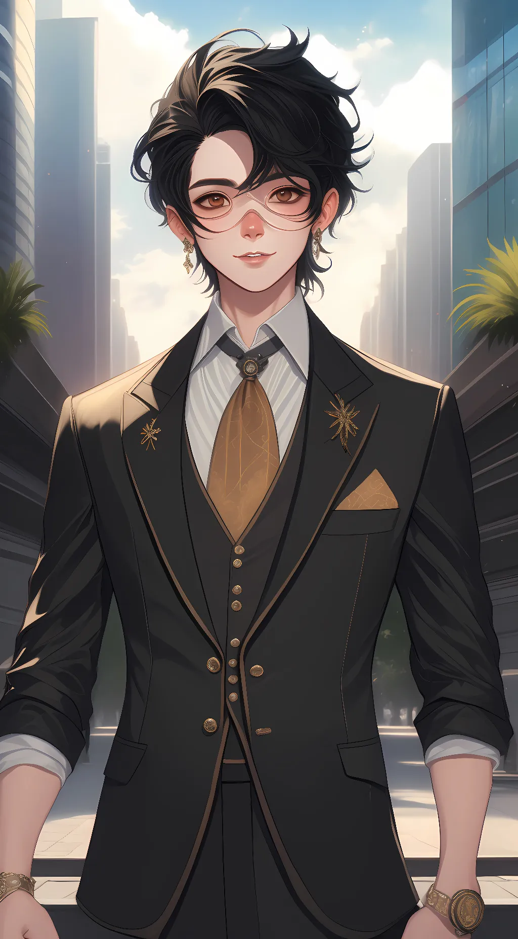 ai character: Ruin eclipse  background