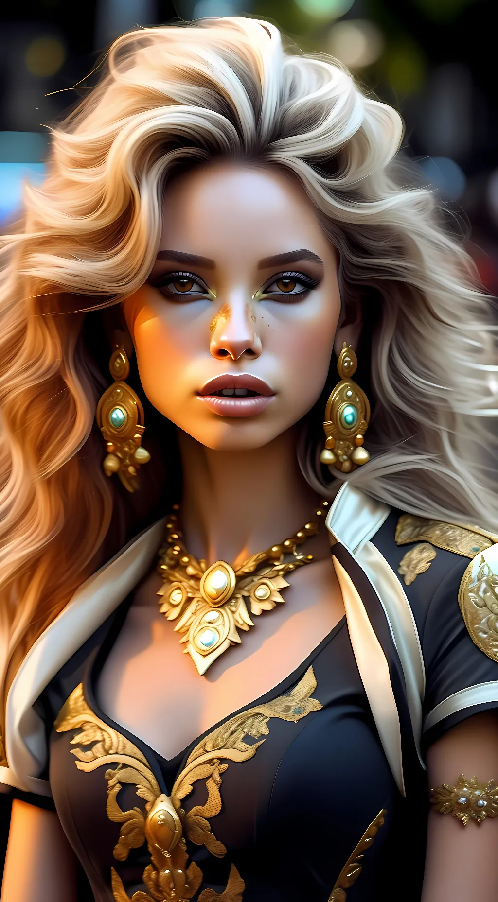 ai character: Aria background