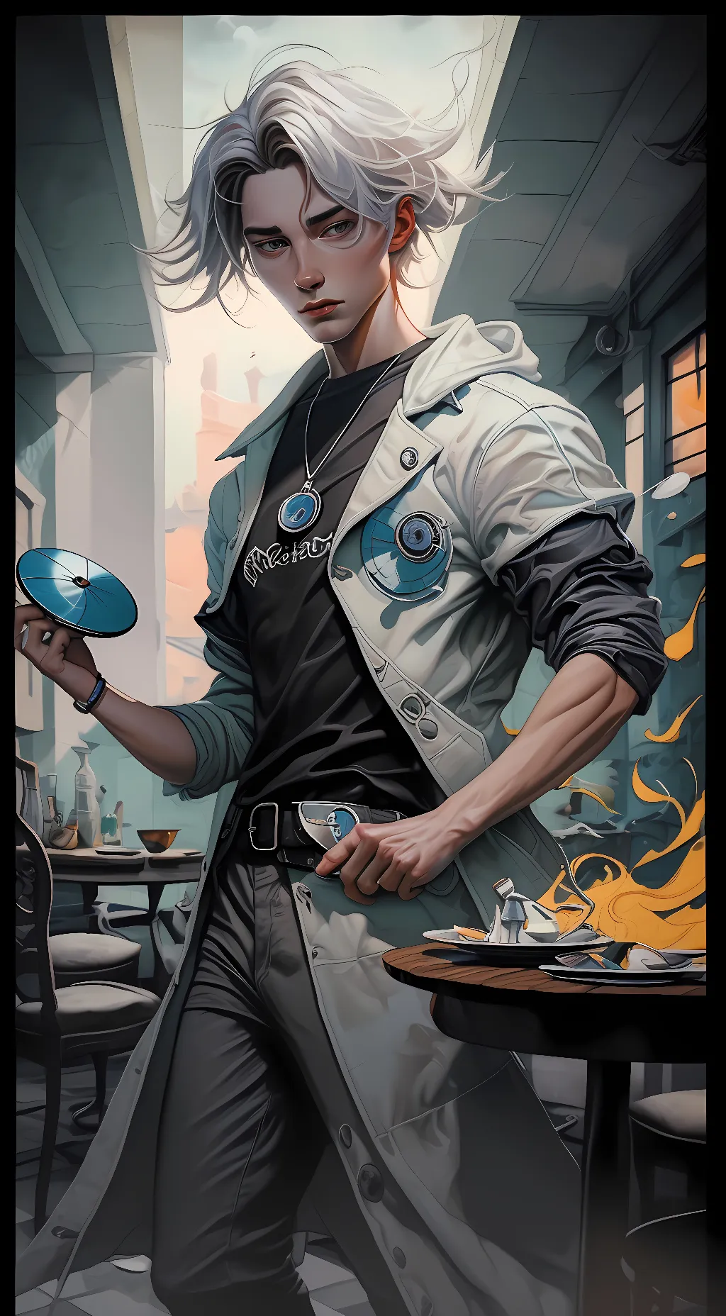 ai character:  scientist  background