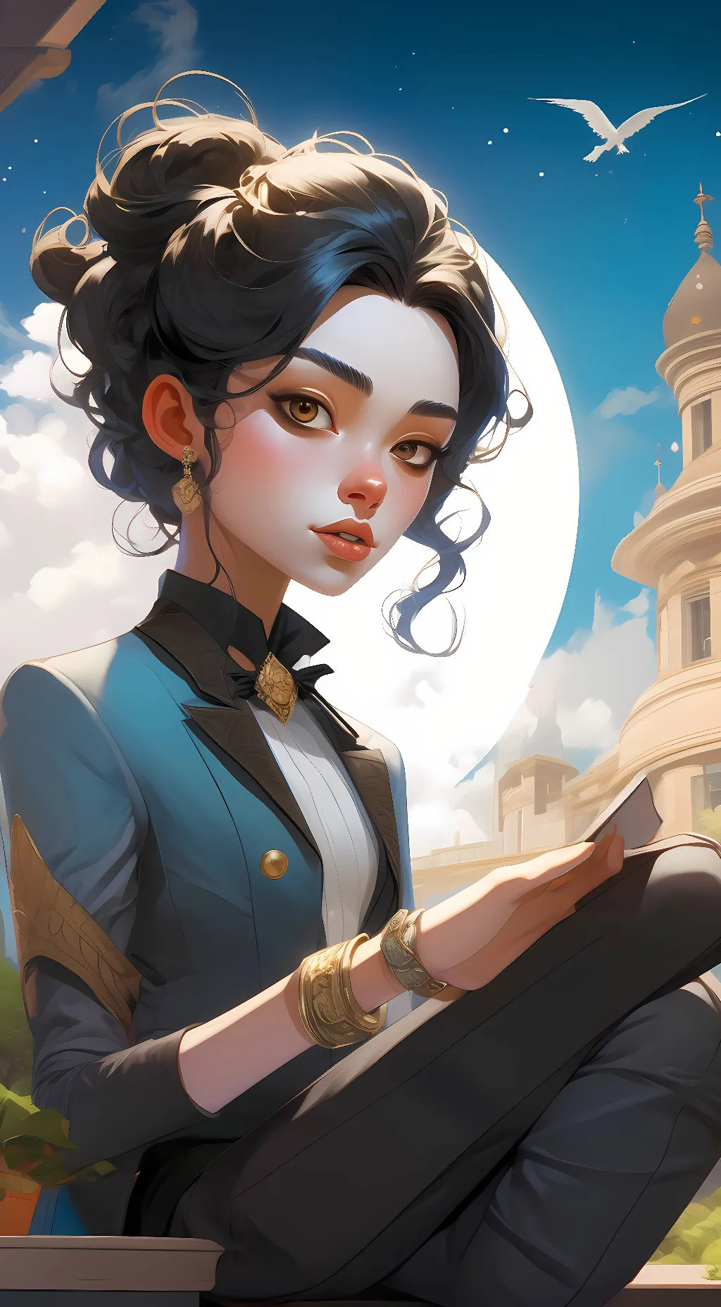 ai character: Ruby background