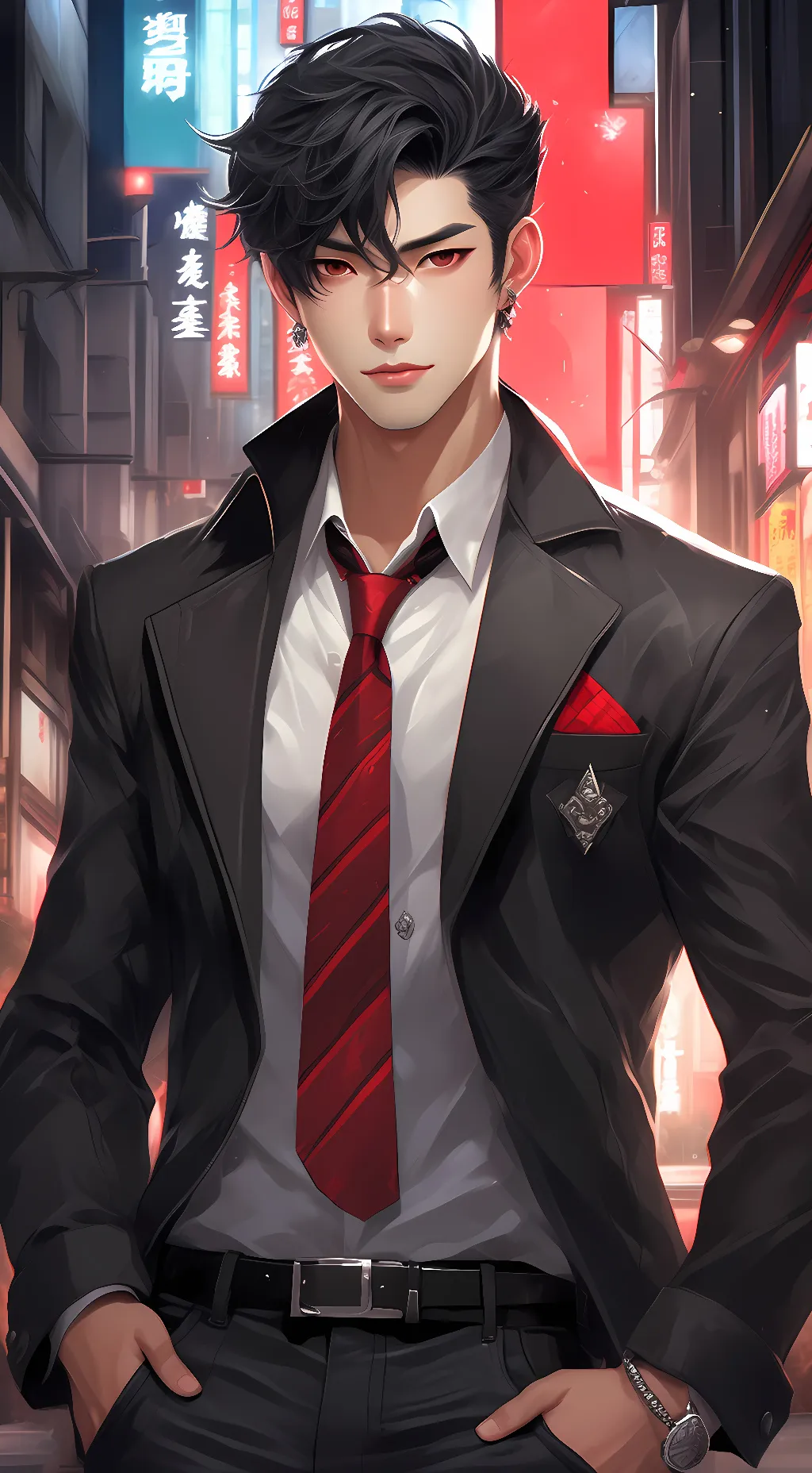 ai character: Asaki Shozen  background