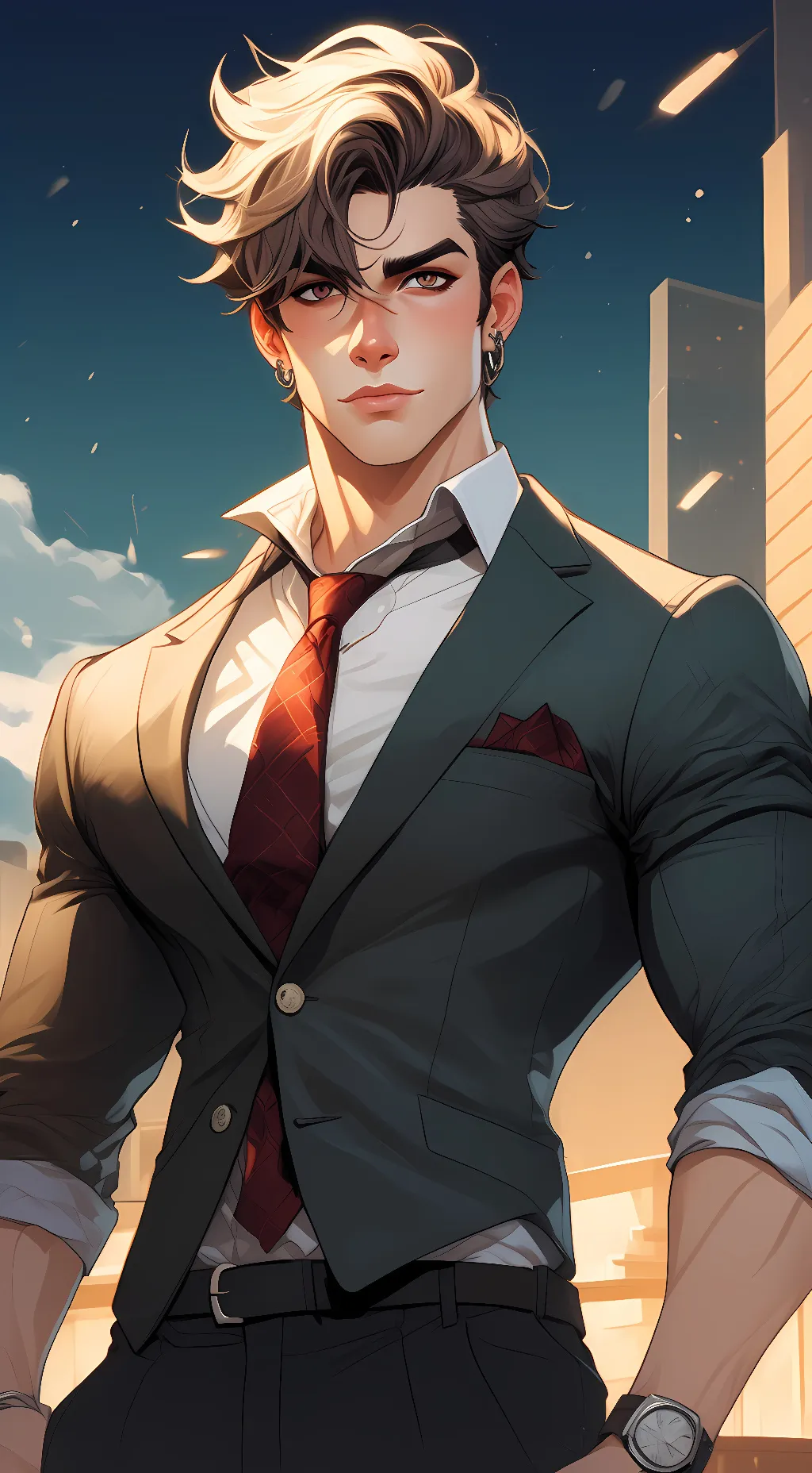 ai character: Ryan  background