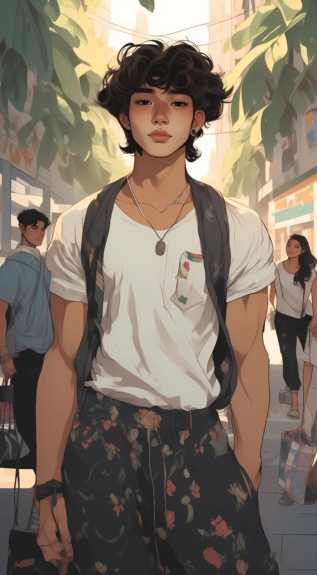 ai character: Caleb background