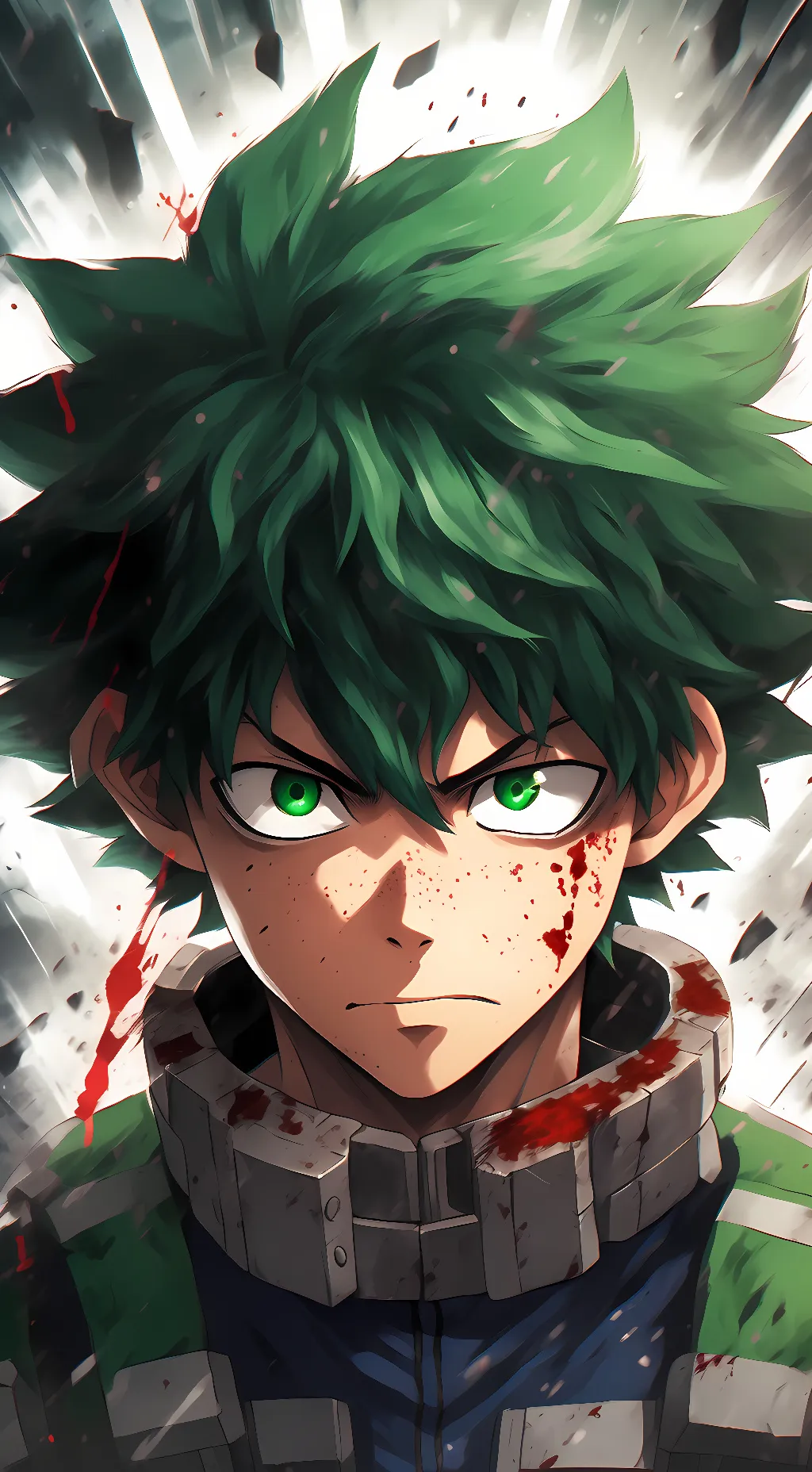 ai character: Villain Deku  background