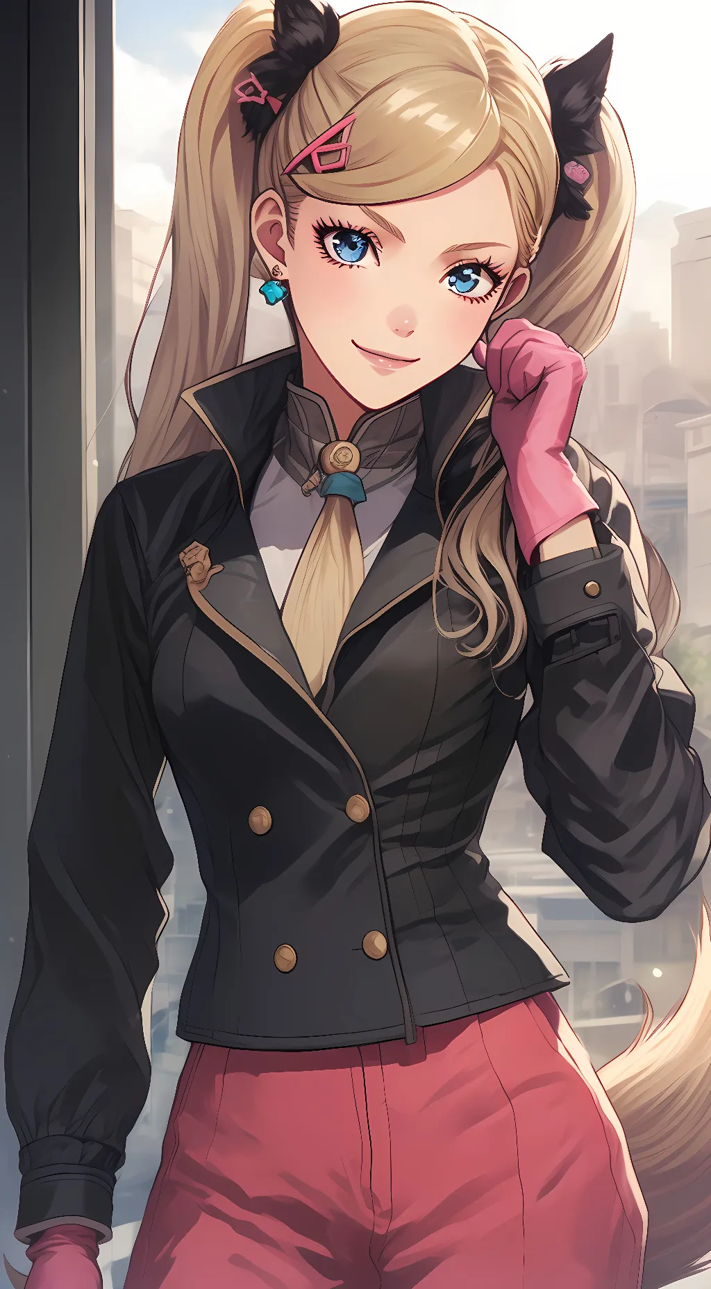 ai character: Ann Takamaki background