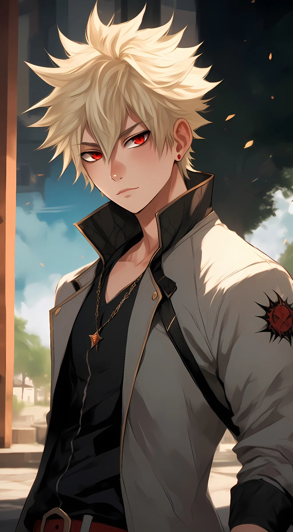 ai character: Bakugou background