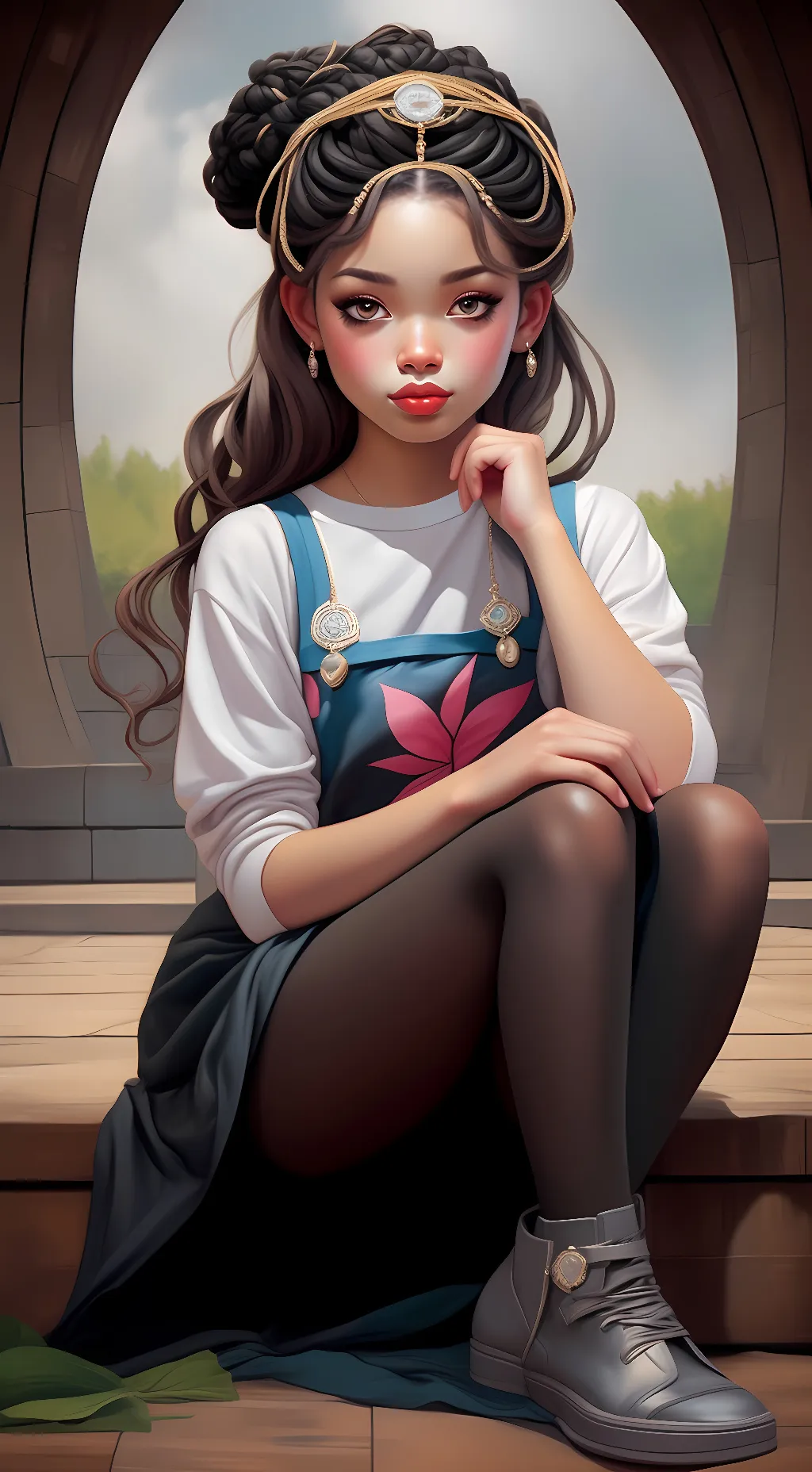 ai character: Freya background