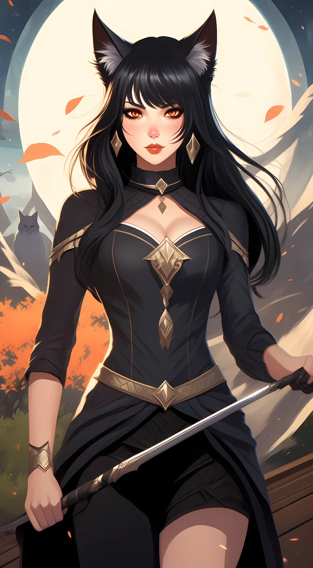 ai character: Blake Belladonna  background