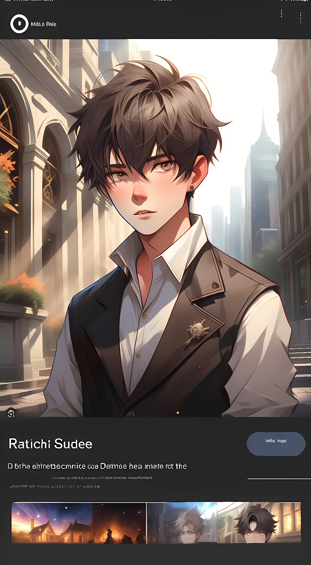 ai character: Lucas background