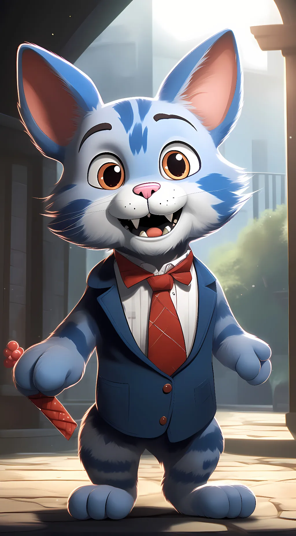 ai character: Candy The Cat  background