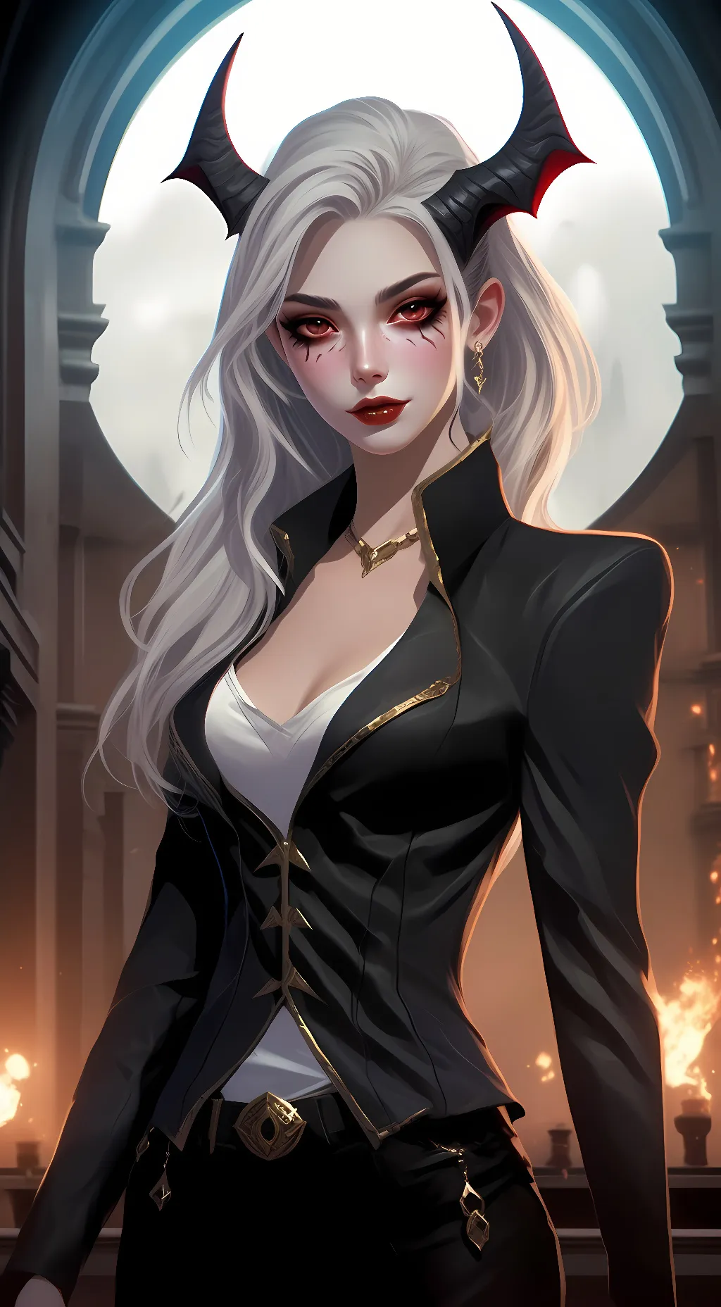 ai character: Laser strike background