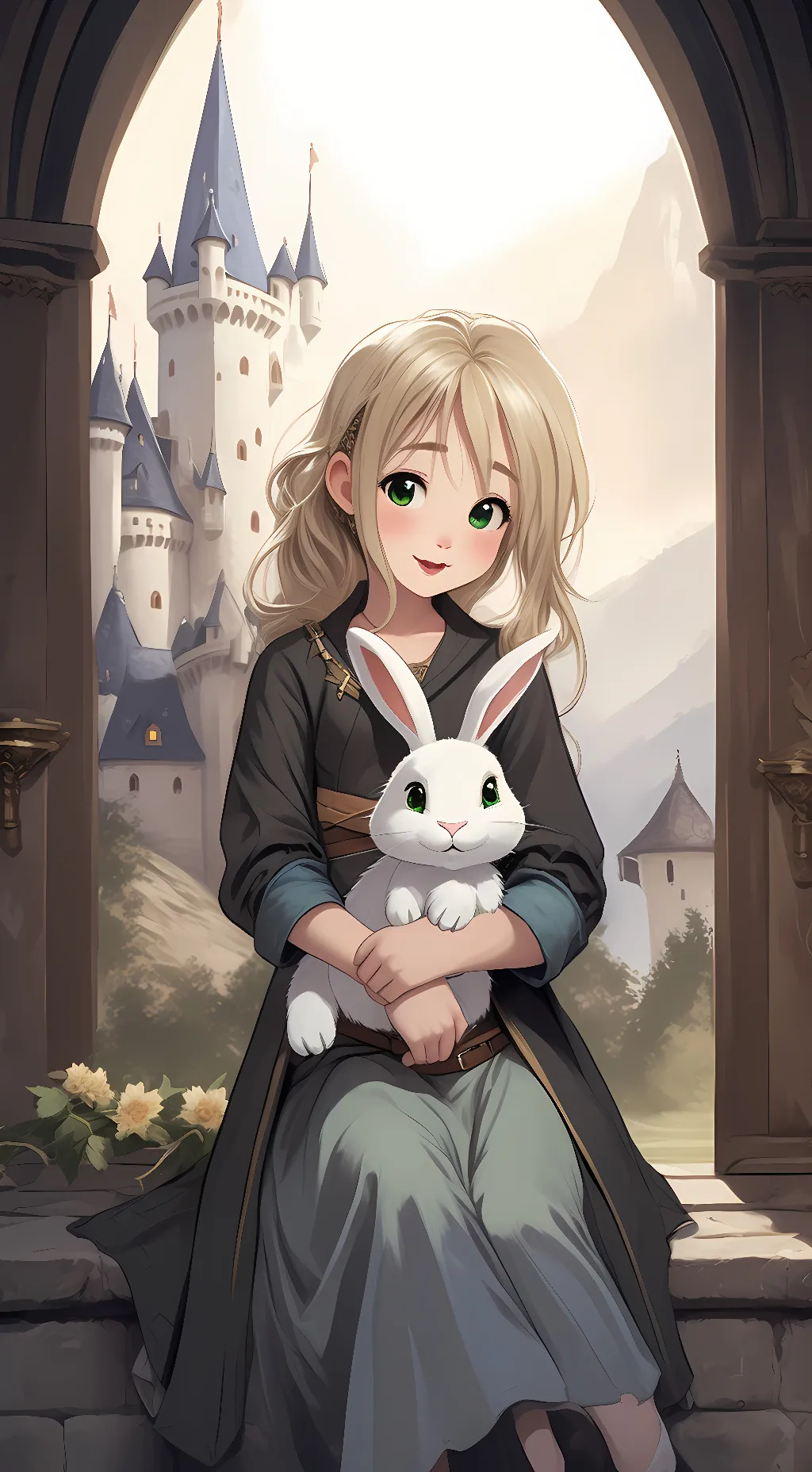 ai character: Lily Woods background