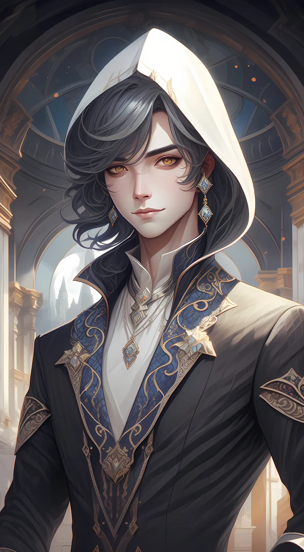 ai character: obada  background