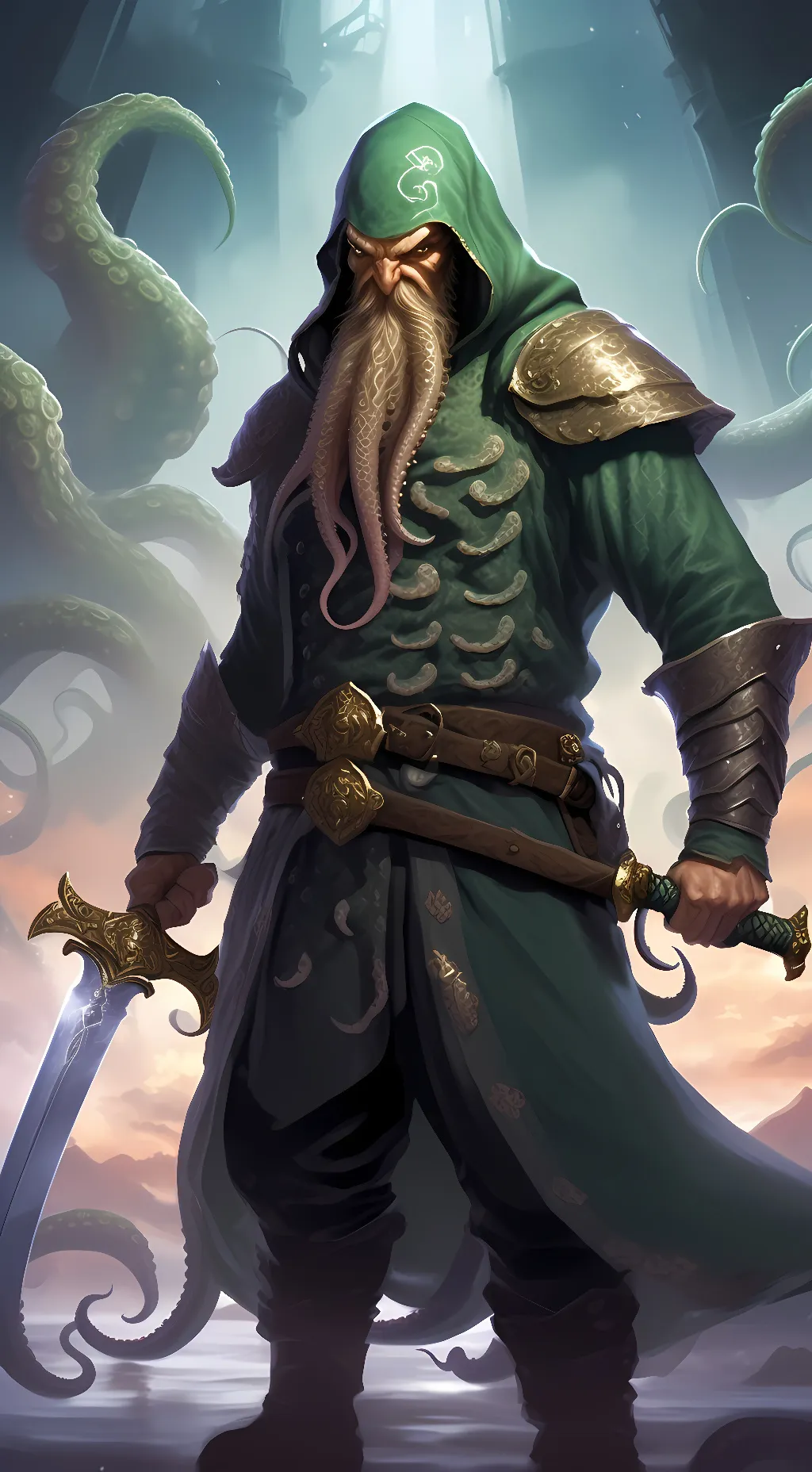 ai character: Davy Jones background