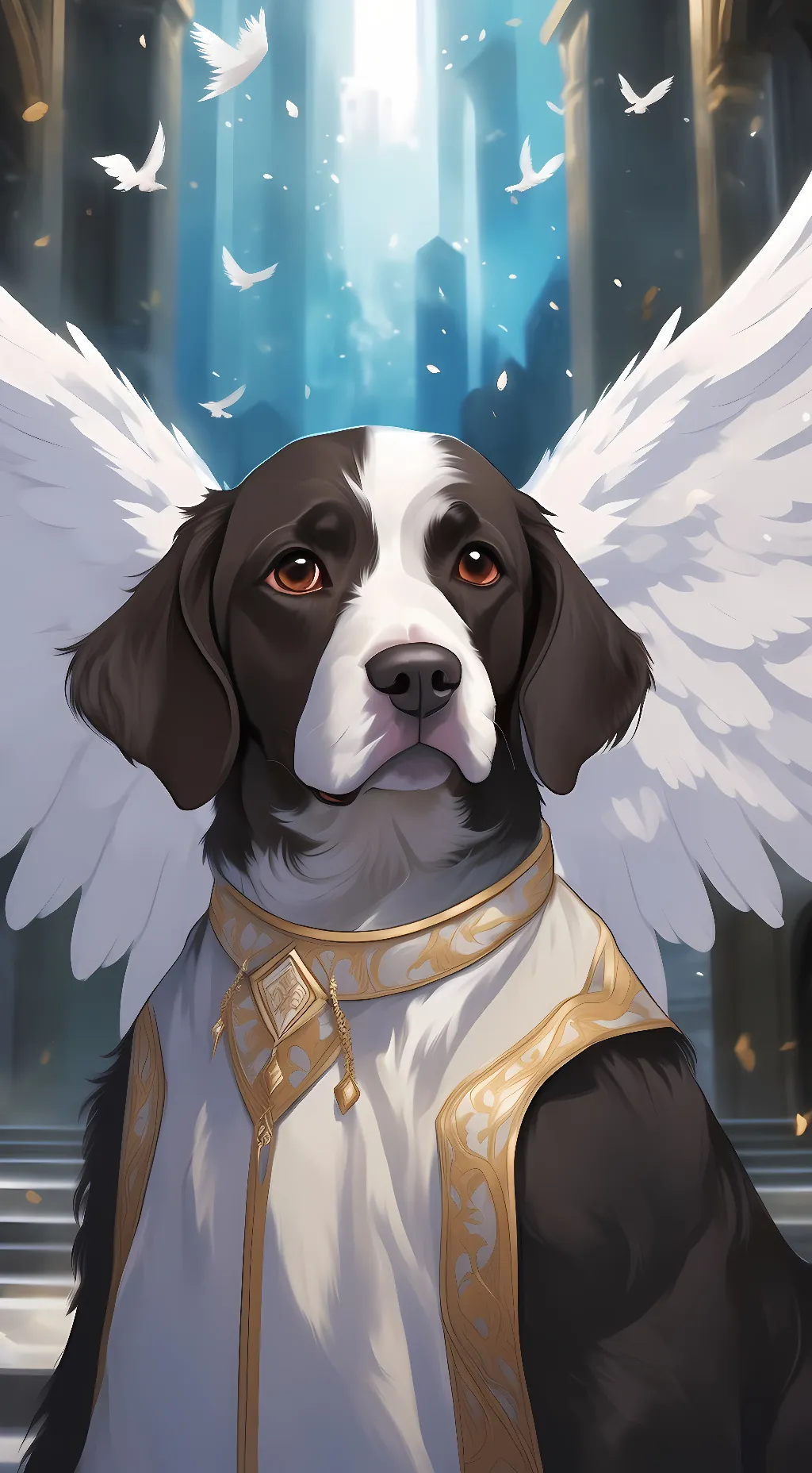 ai character: Nomad    (My 😵dog) background