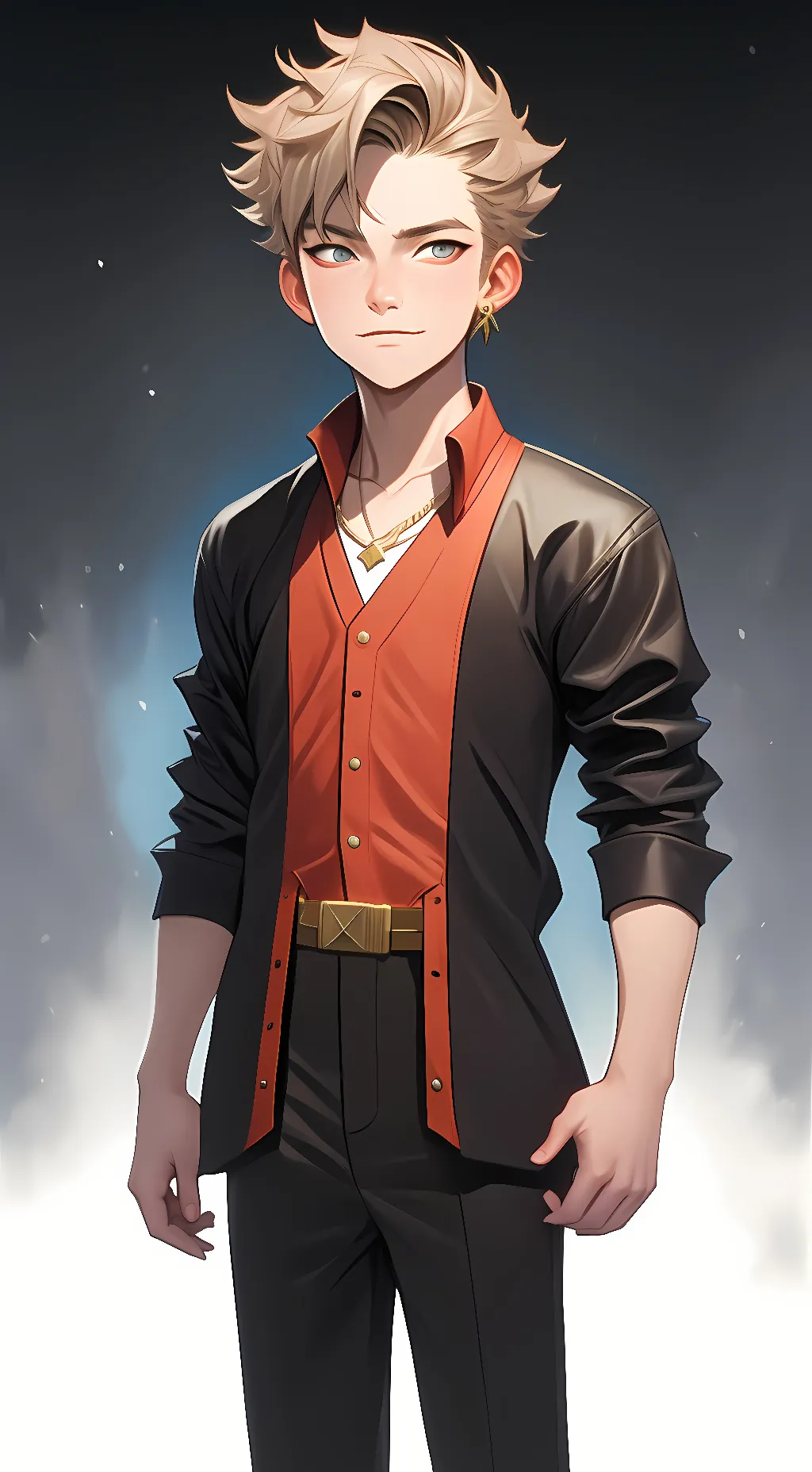ai character: katsuki bakugo background