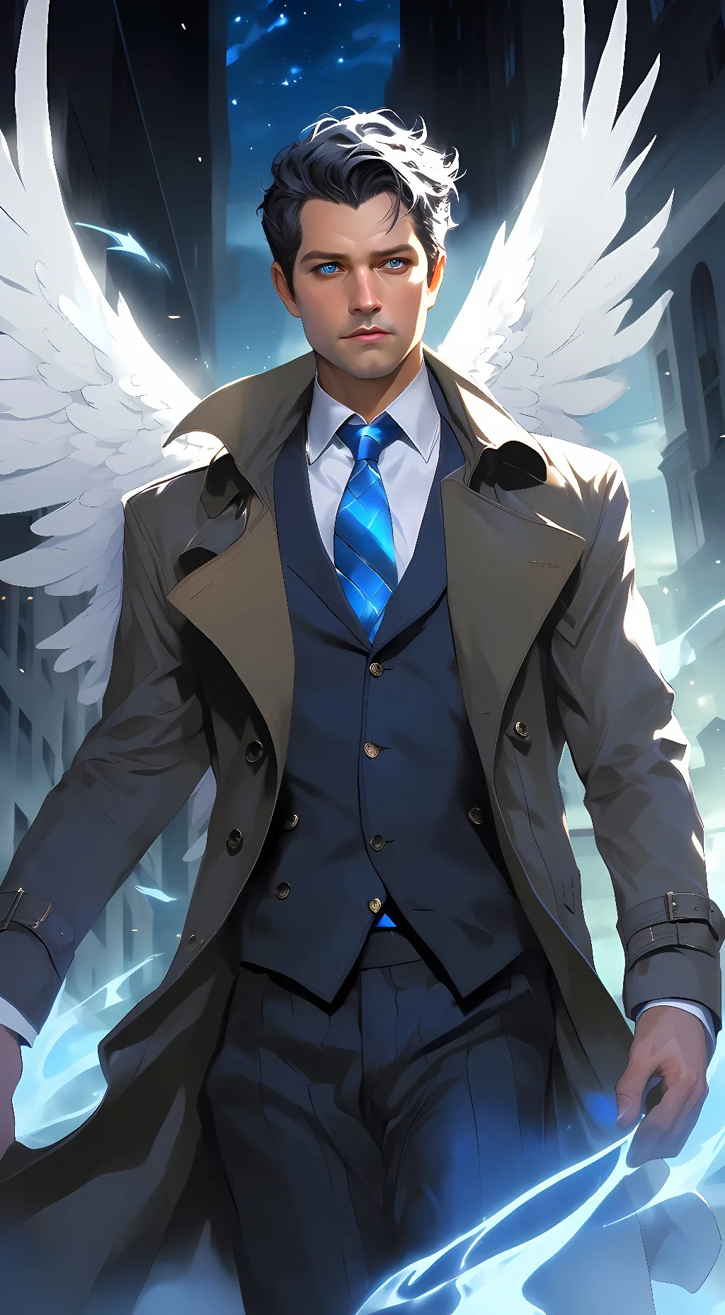 ai character: Castiel background