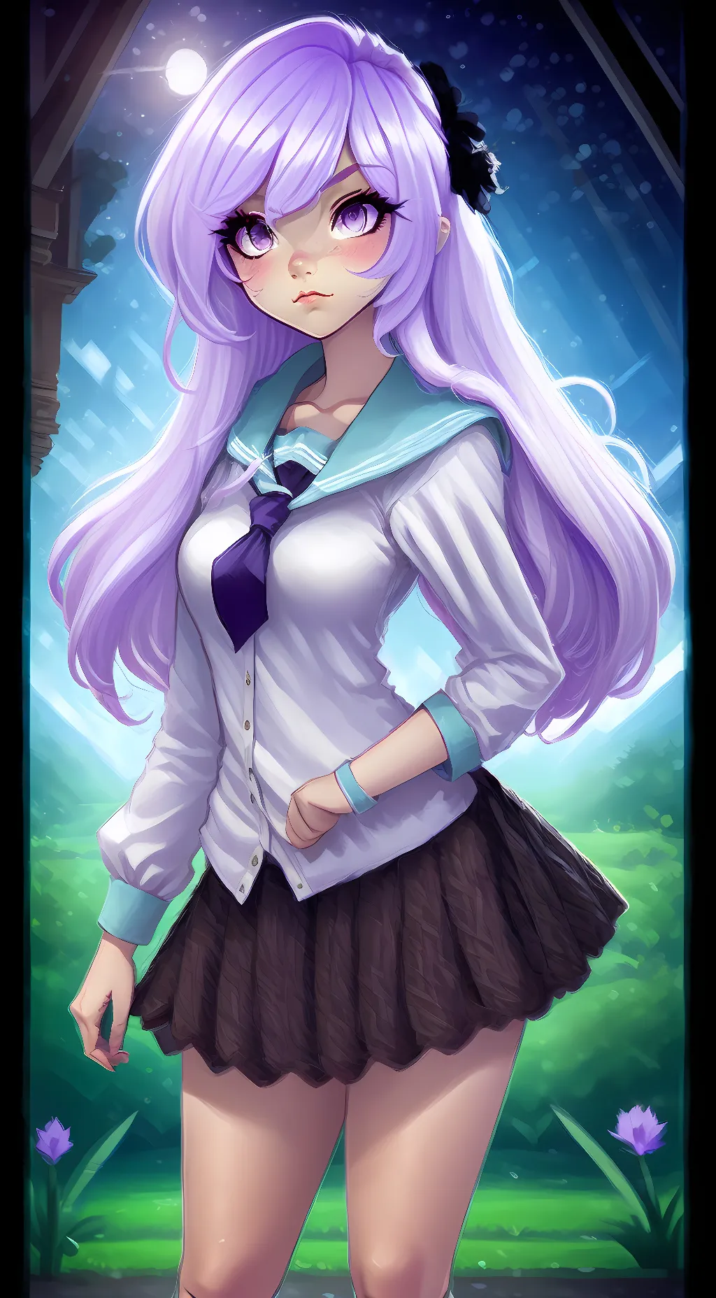ai character: Michi background