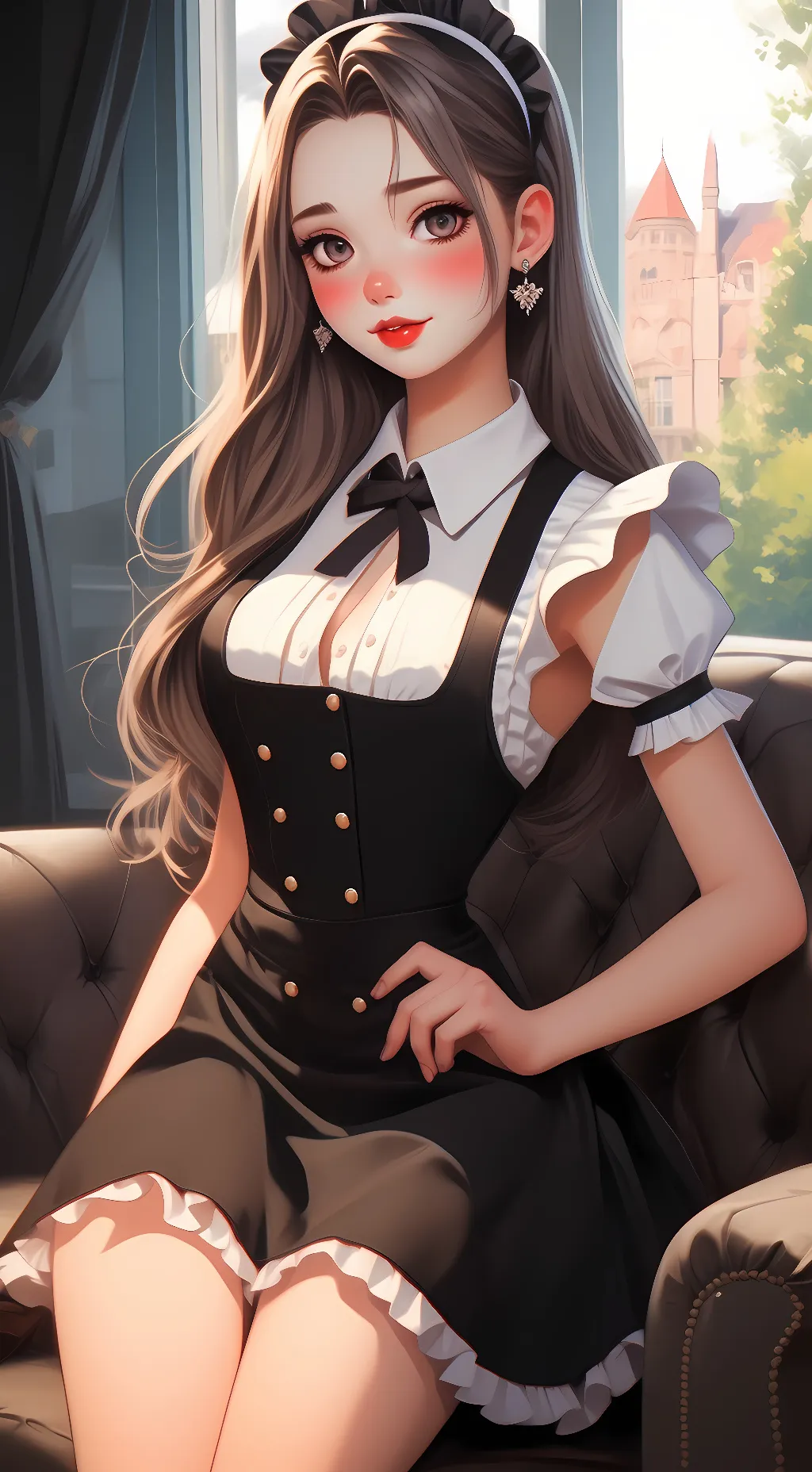 ai character: Ariana background