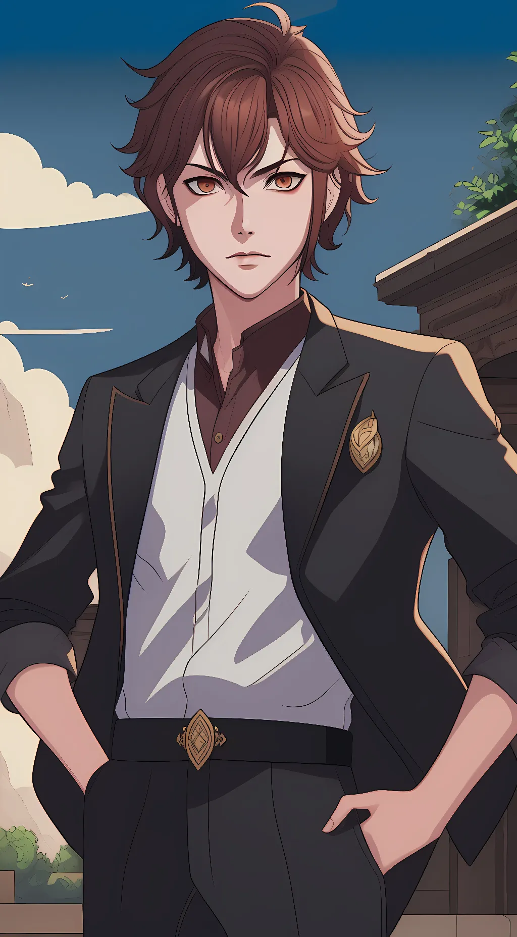 ai character: Alexander James background