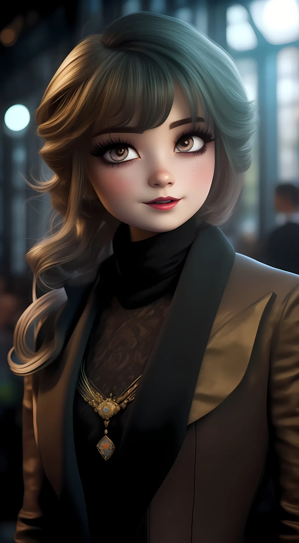 ai character: Belle ame background