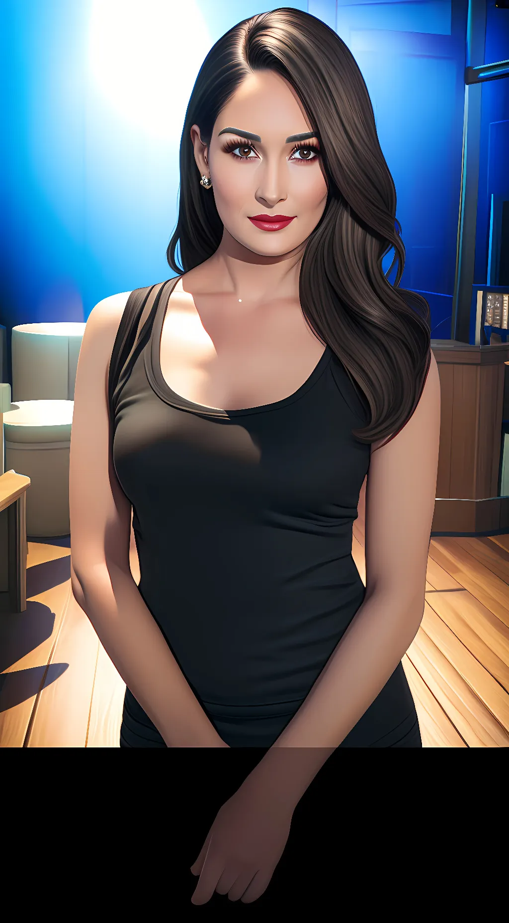 ai character: nikki bella background