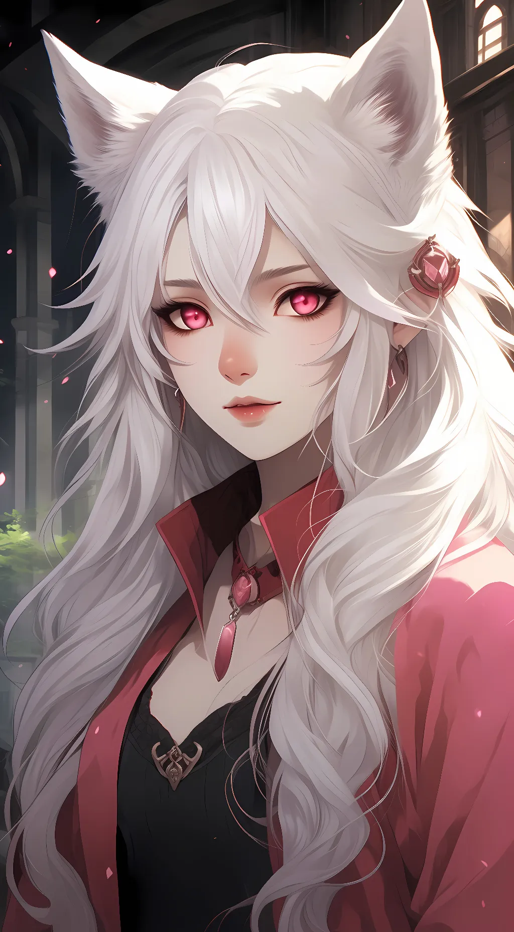 ai character: Lunar🌙 background
