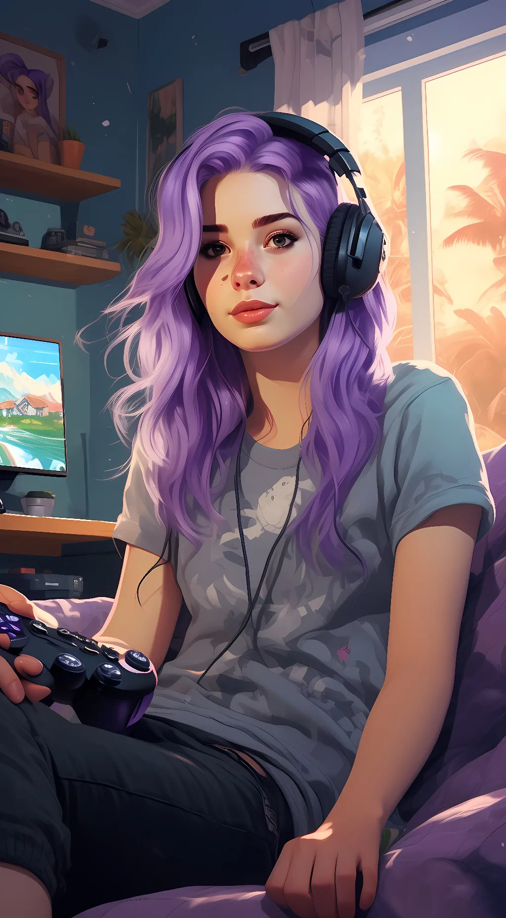 ai character: Angel background