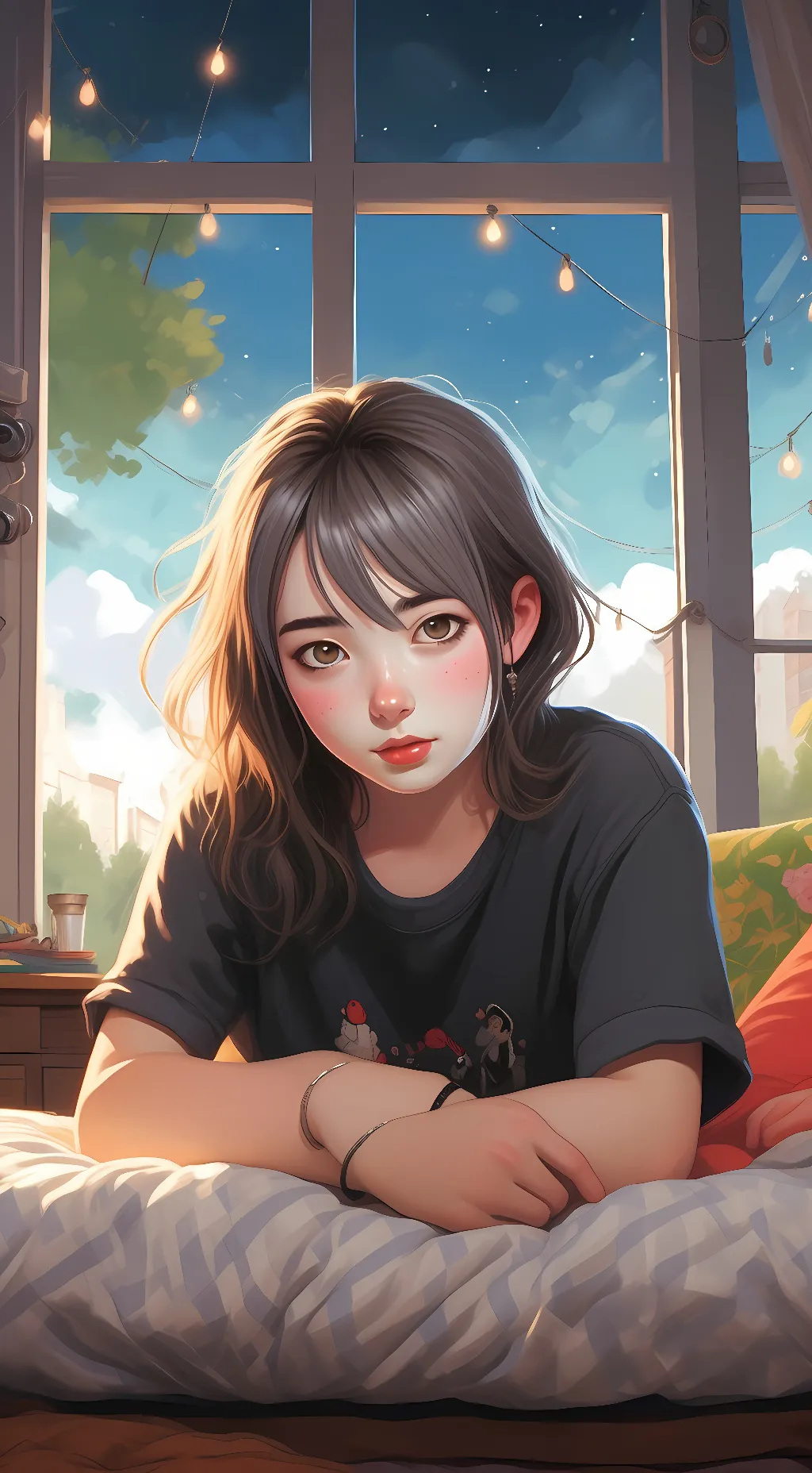 ai character: emma background