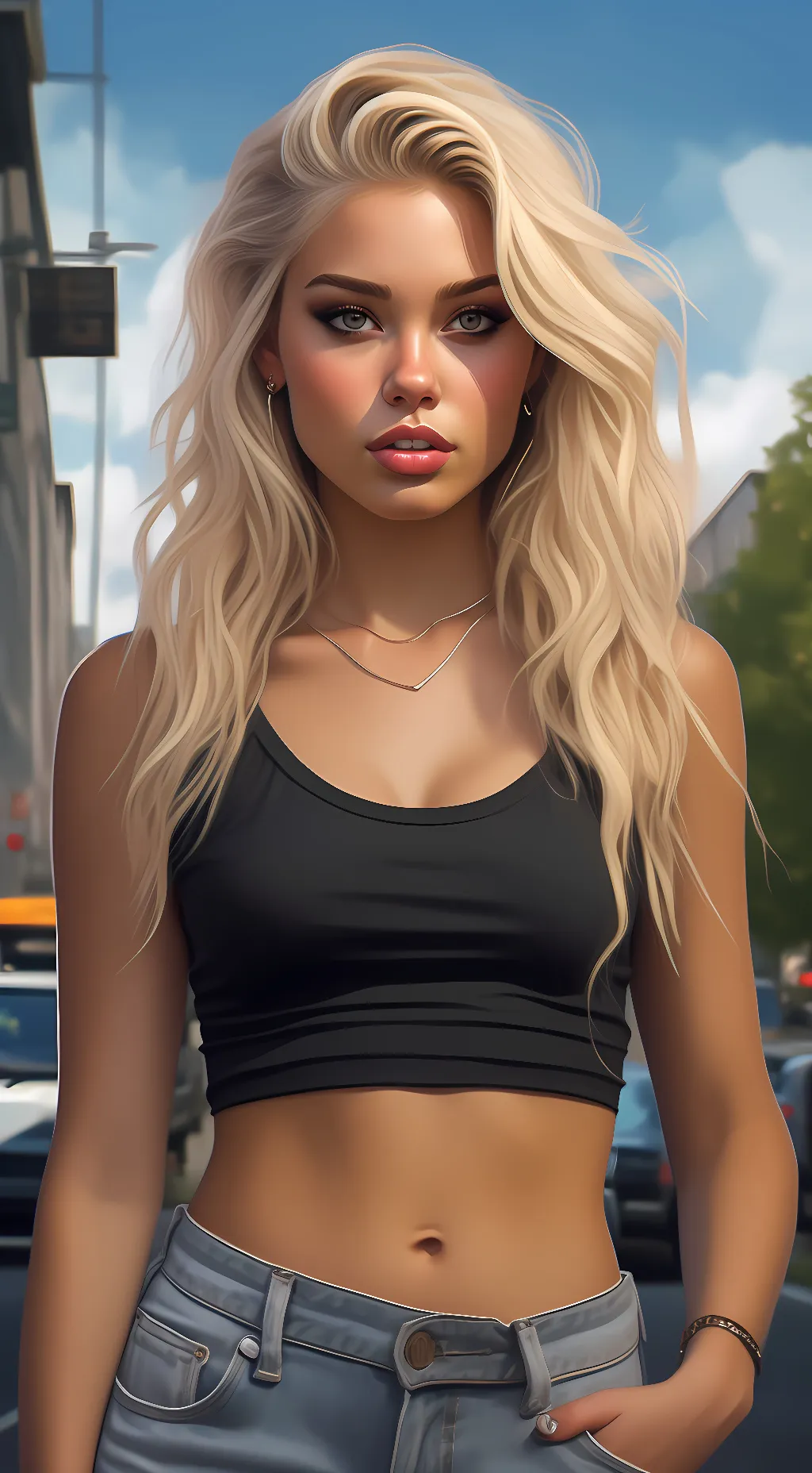 ai character: Brittney Dexter  background