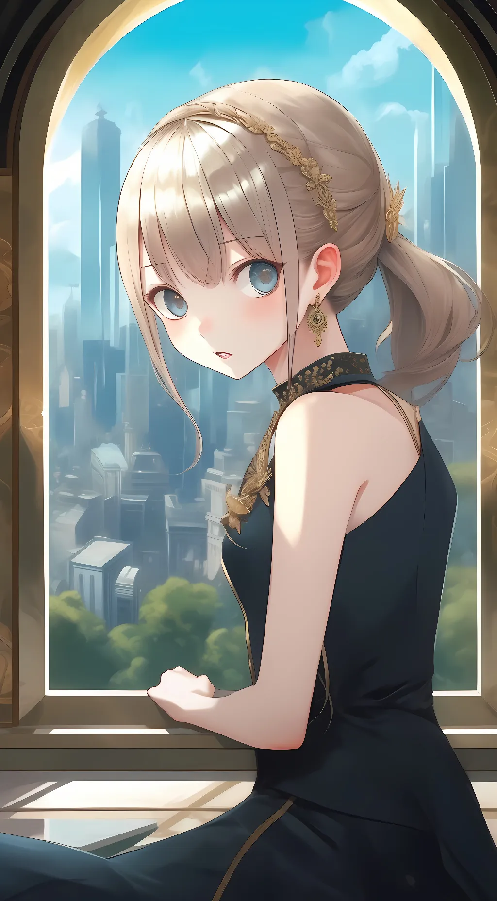 ai character: Ava  background